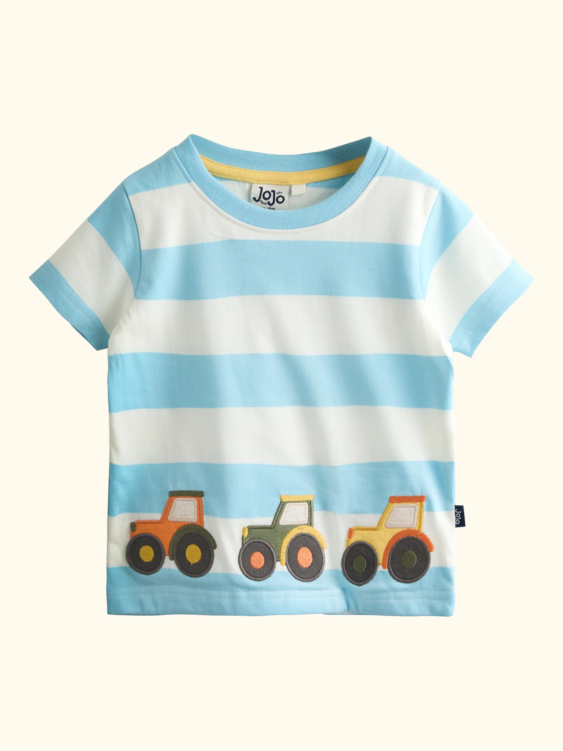 Kids' Short Sleeve Applique T-Shirt, Light Blue