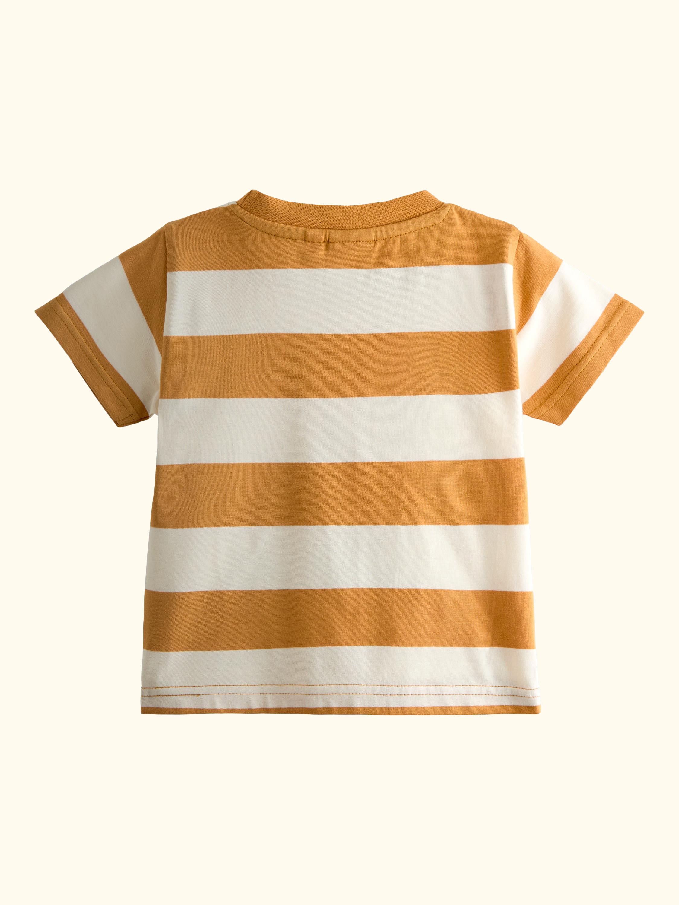 Kids' Safari Fun Short Sleeve Applique T-Shirt, Mustard Yellow