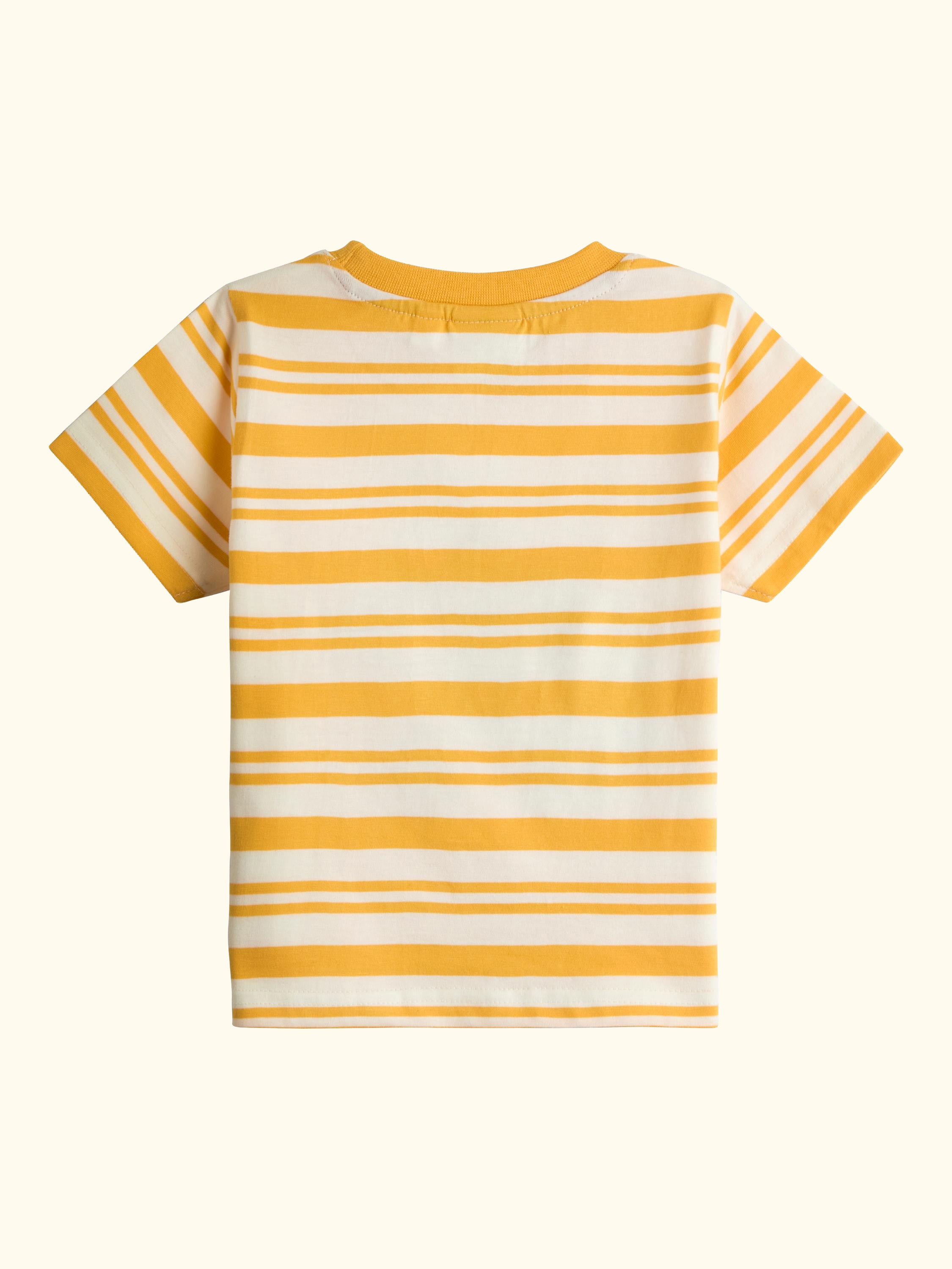 Kids' Safari Short Sleeve Applique T-Shirt, Mustard Yellow
