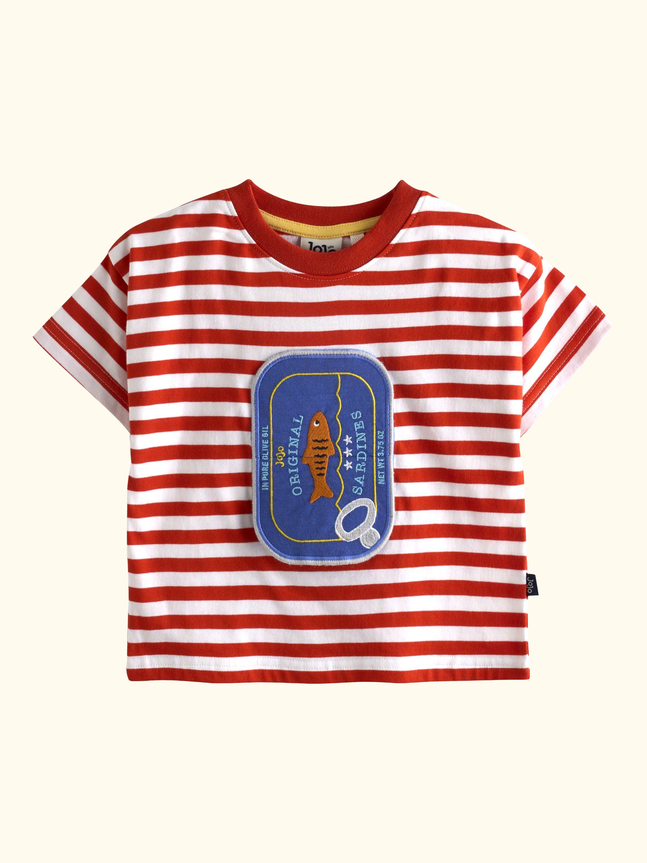 Kids' Short Sleeve Sardine T-Shirt, Bright Red