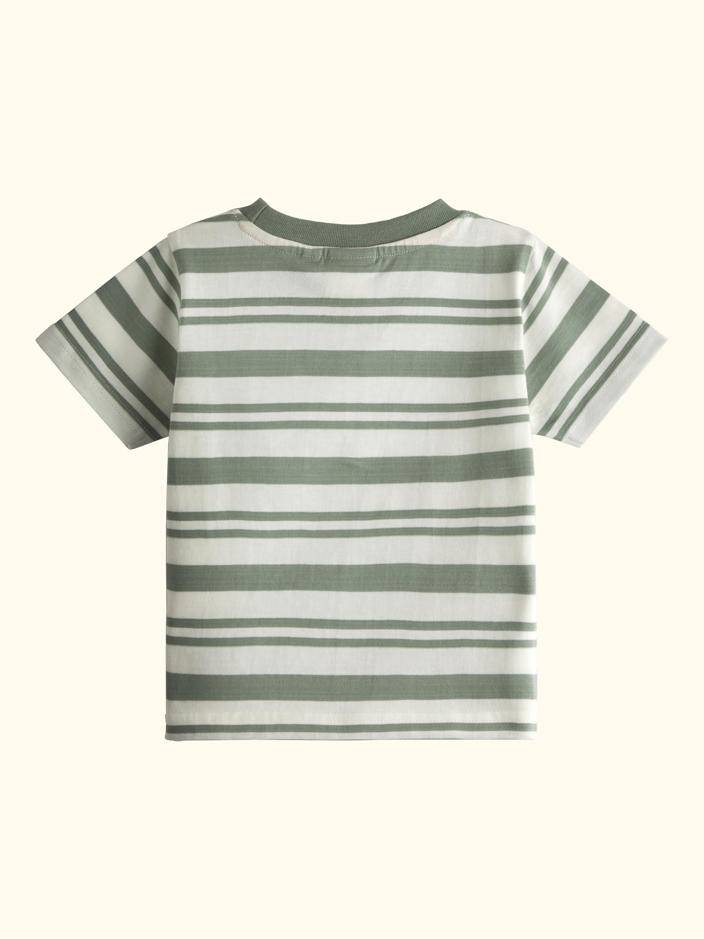 Kids' Stay Wild Embroidered T-Shirt, Khaki Green