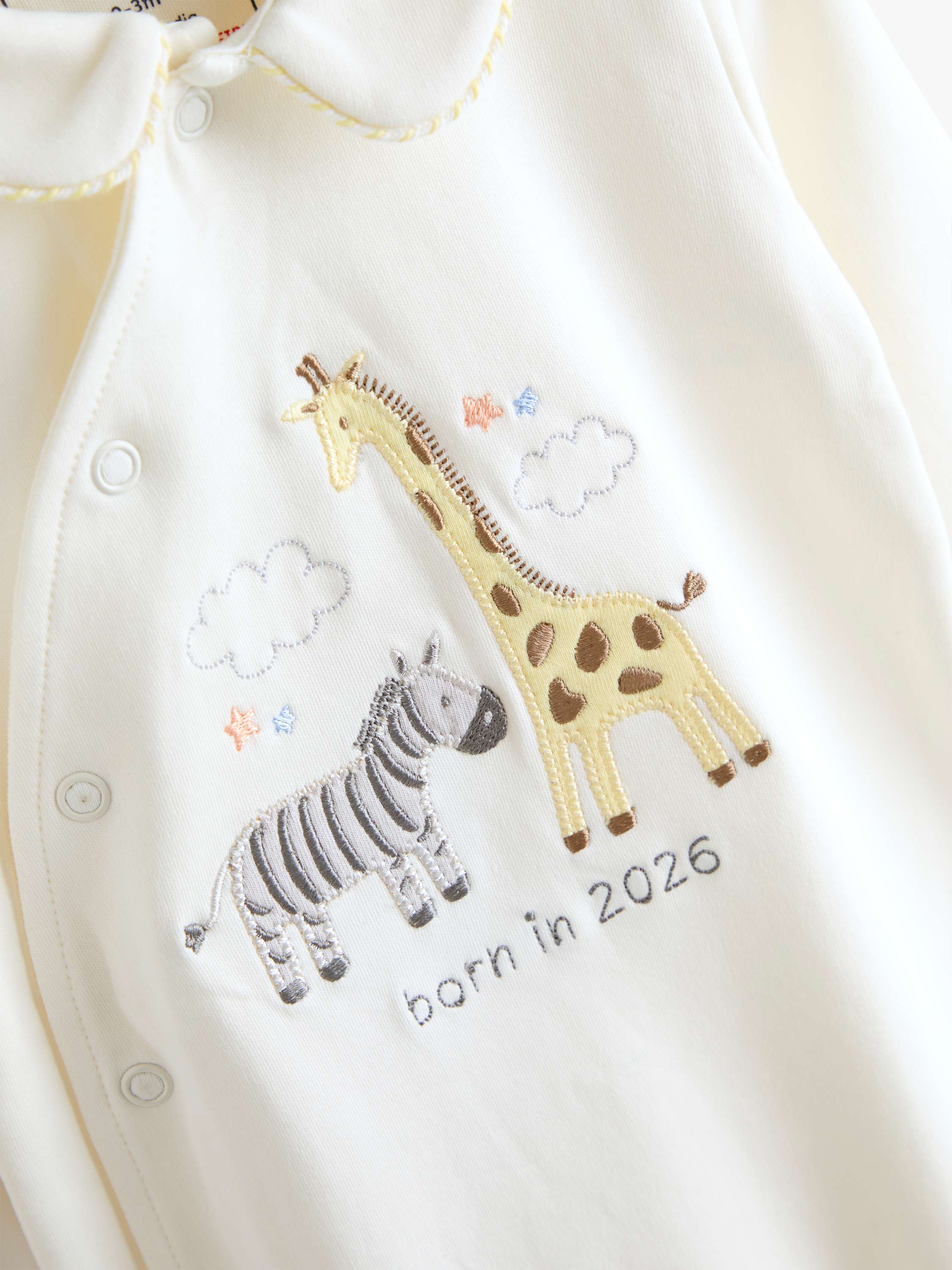 Baby Born In 2026 Safari Sleepsuit, Cream