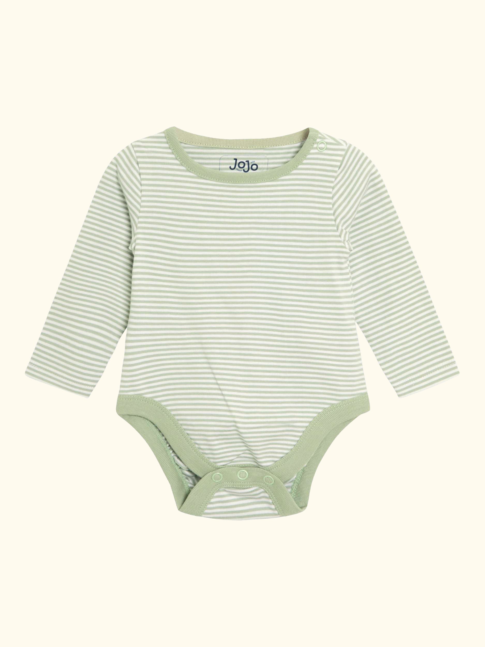 Baby Footed Dungarees & Bodysuit Set, Green