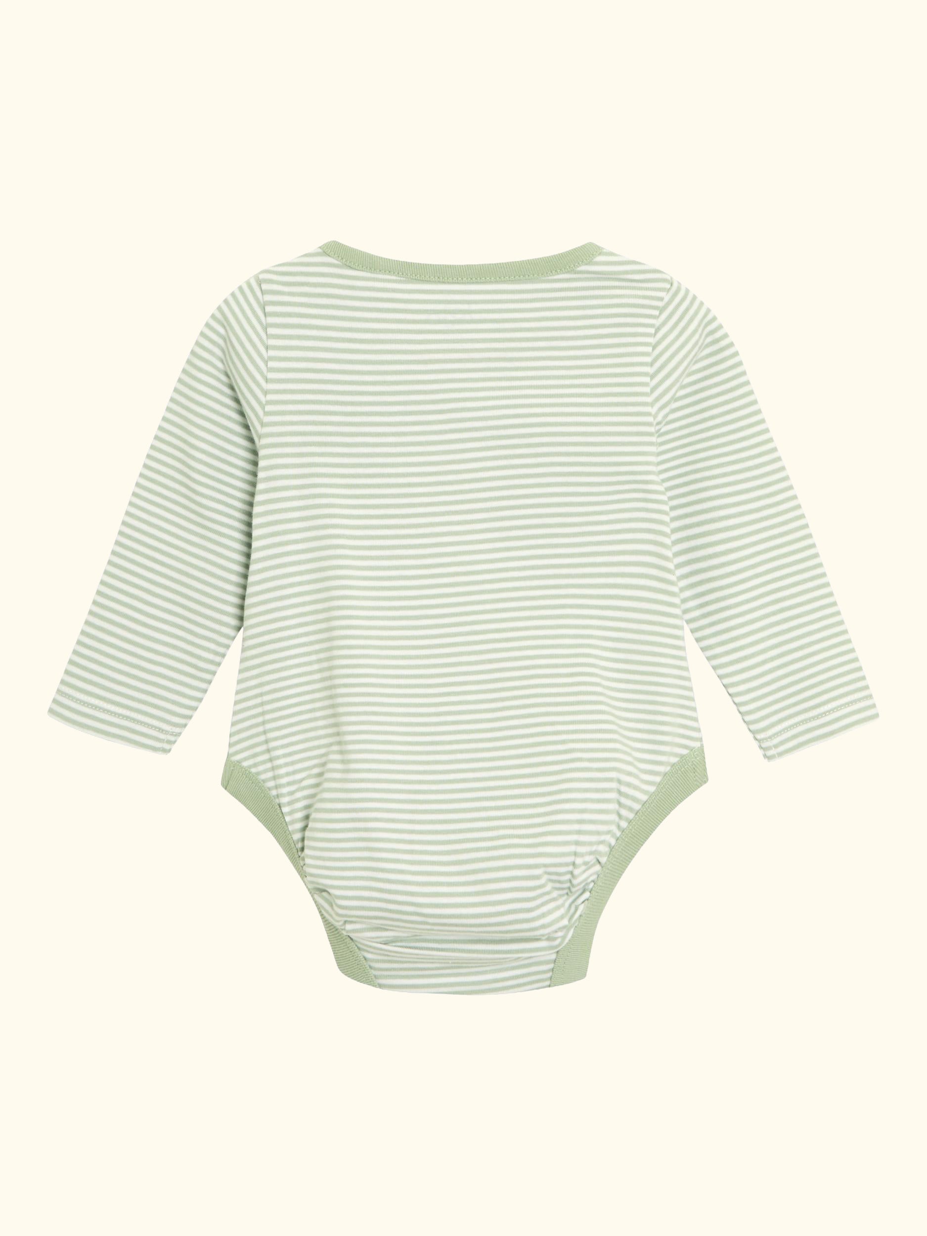 Baby Footed Dungarees & Bodysuit Set, Green