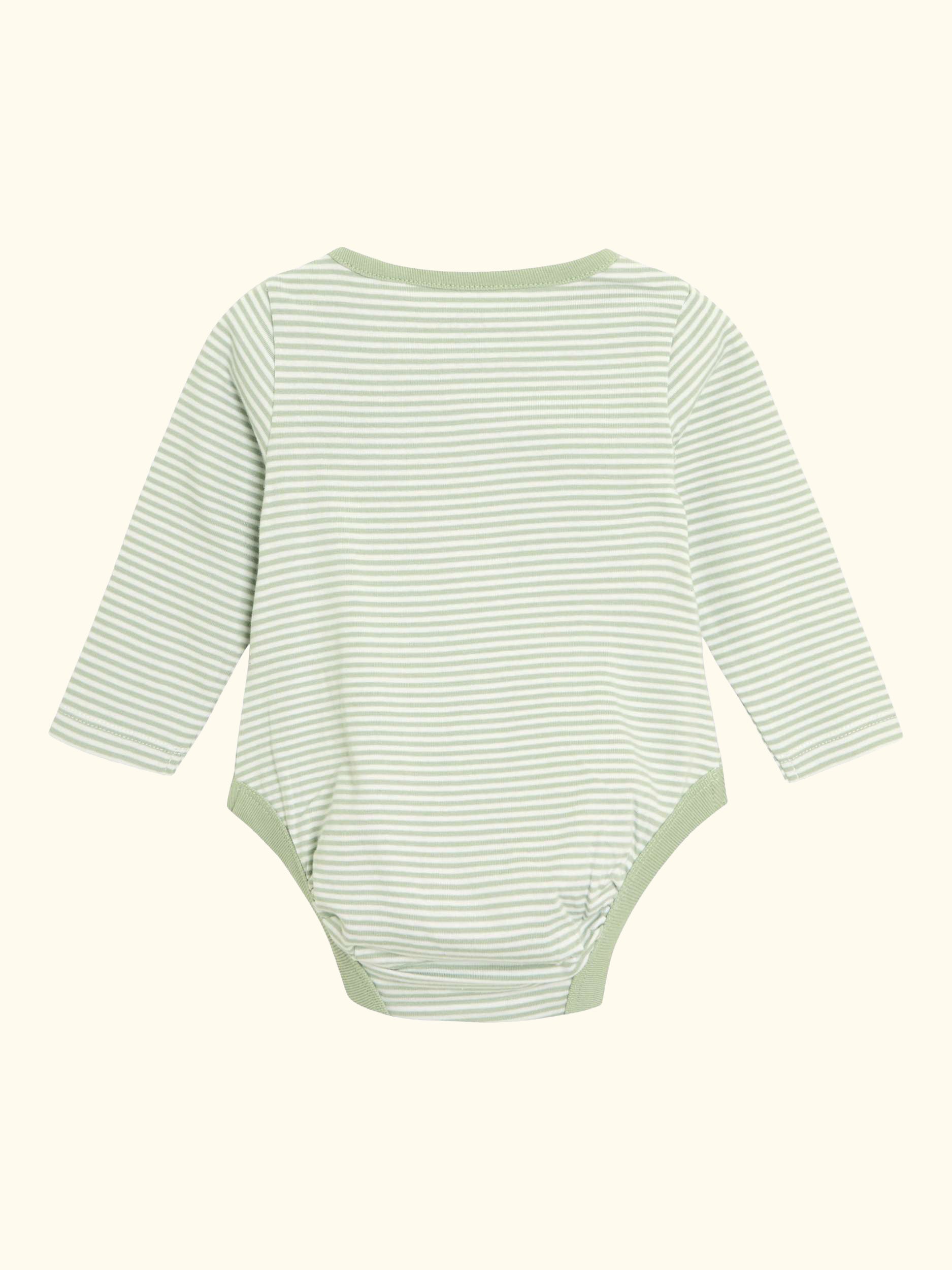 Baby Footed Dungarees & Bodysuit Set, Green