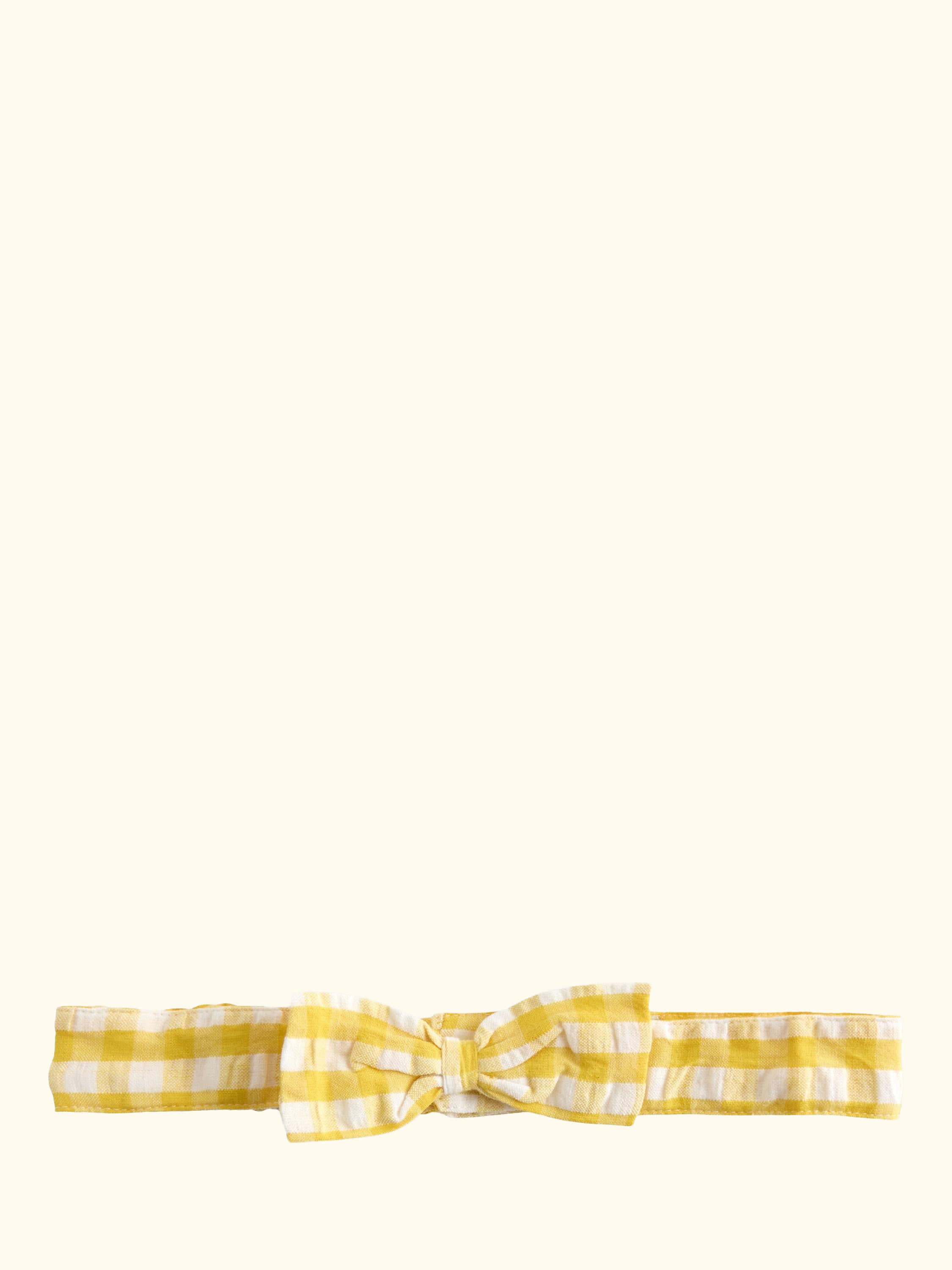 Baby Smocked Dungarees, T-Shirt & Headband Set, Light Yellow
