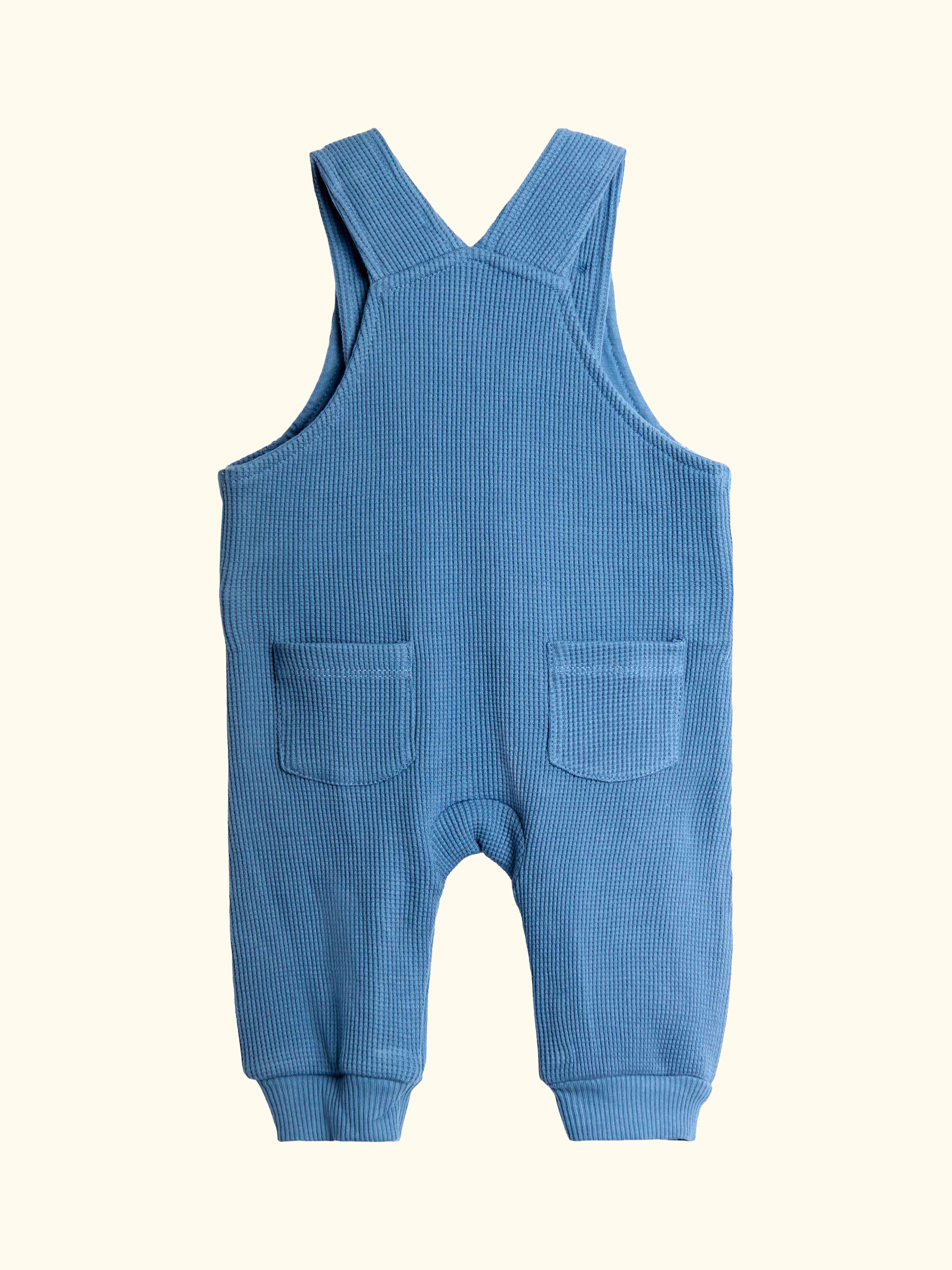Baby Bear Dungaree Set, Blue/Brown