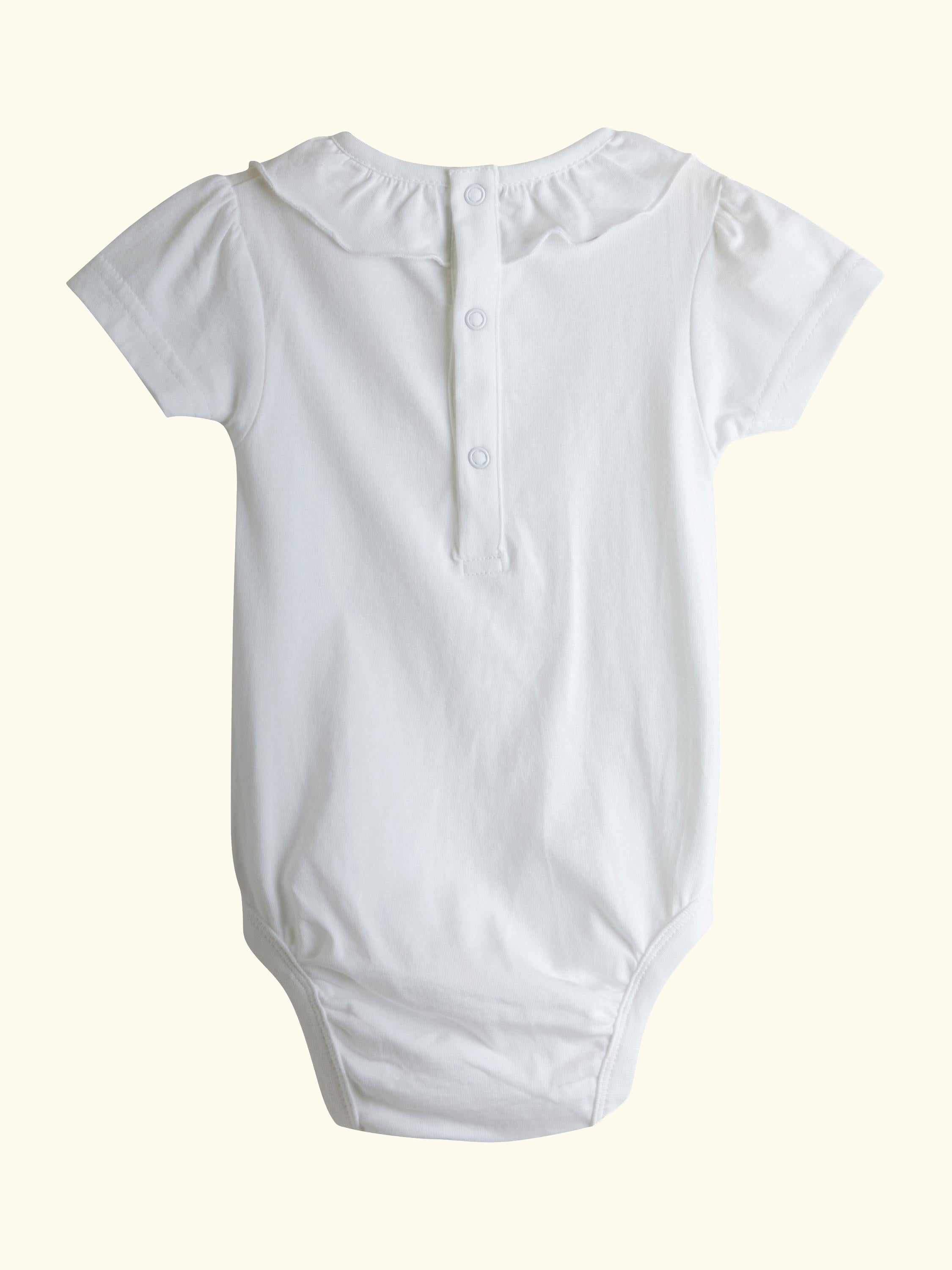 Baby Embroidered Dungarees and Body Set, Light Pink
