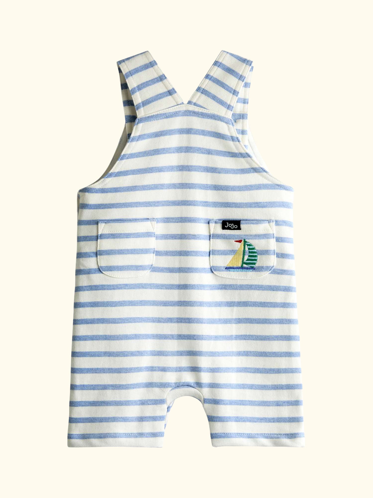 Baby Top and Dungarees Set, Light Blue