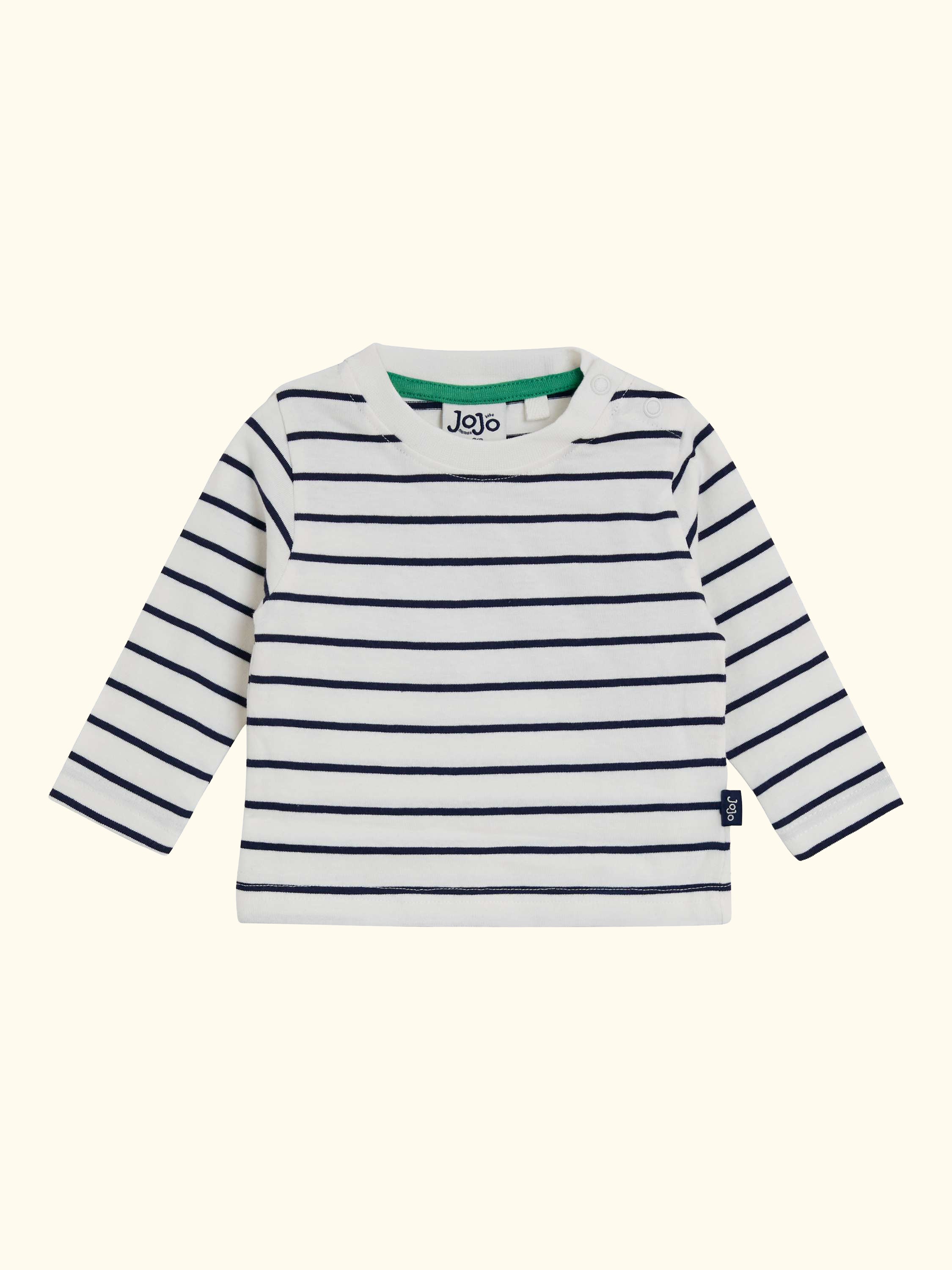 Baby Appliqué Dungarees and Stripe Top Set, Navy