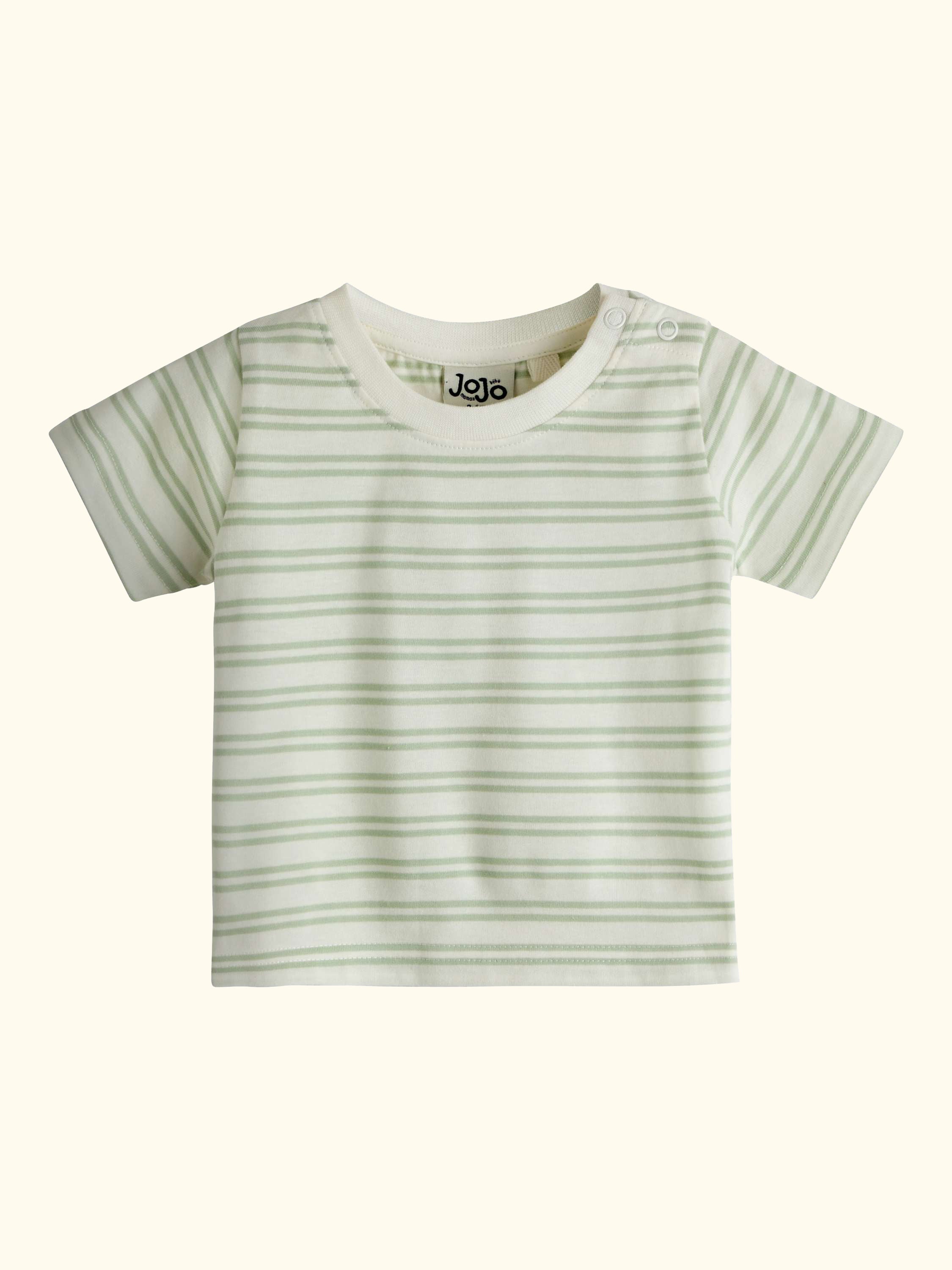 Baby Dino Top and Dungaree Set, Light Blue Marl