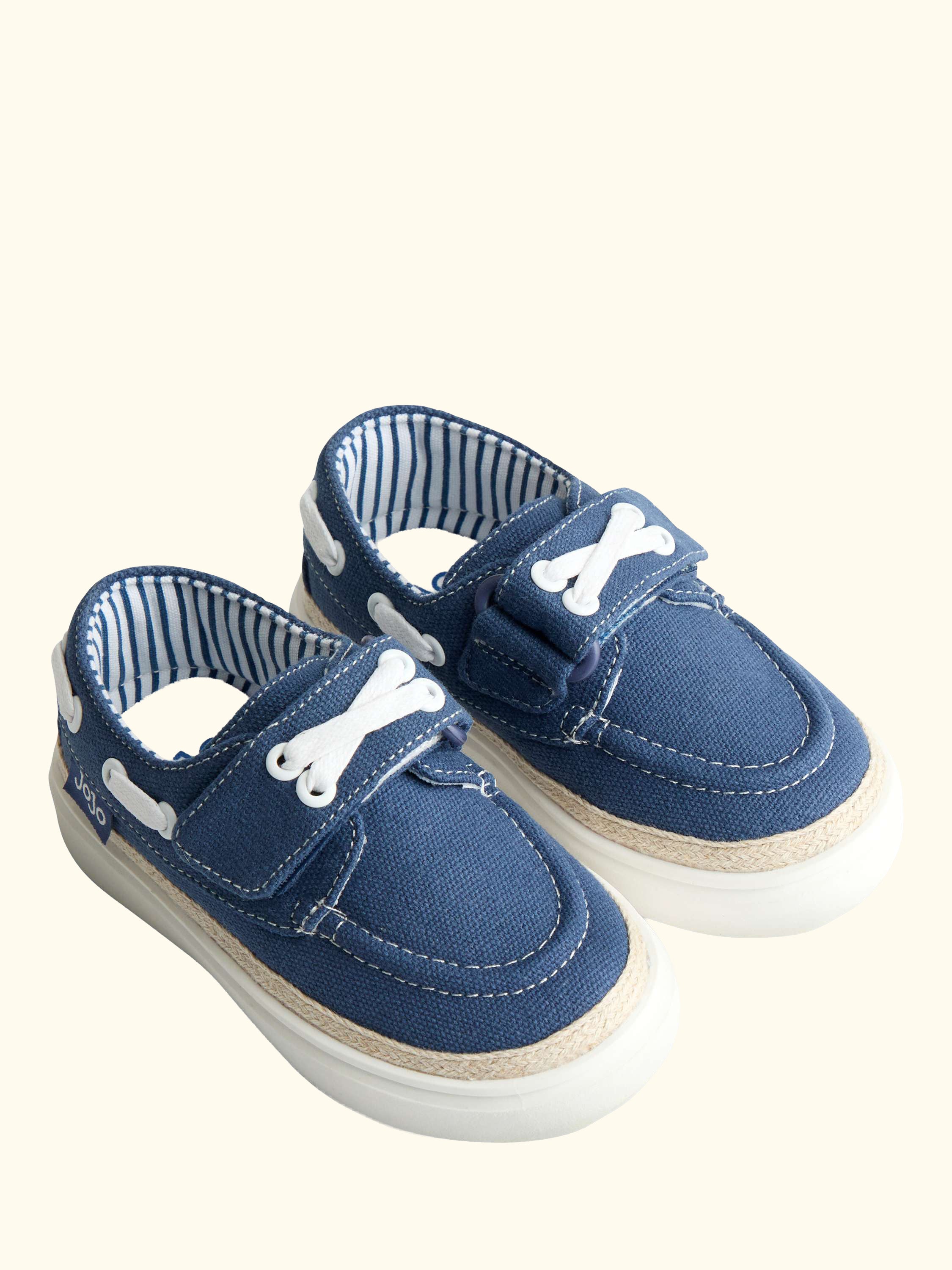 Kids' Canvas Boat Shoes, Blue