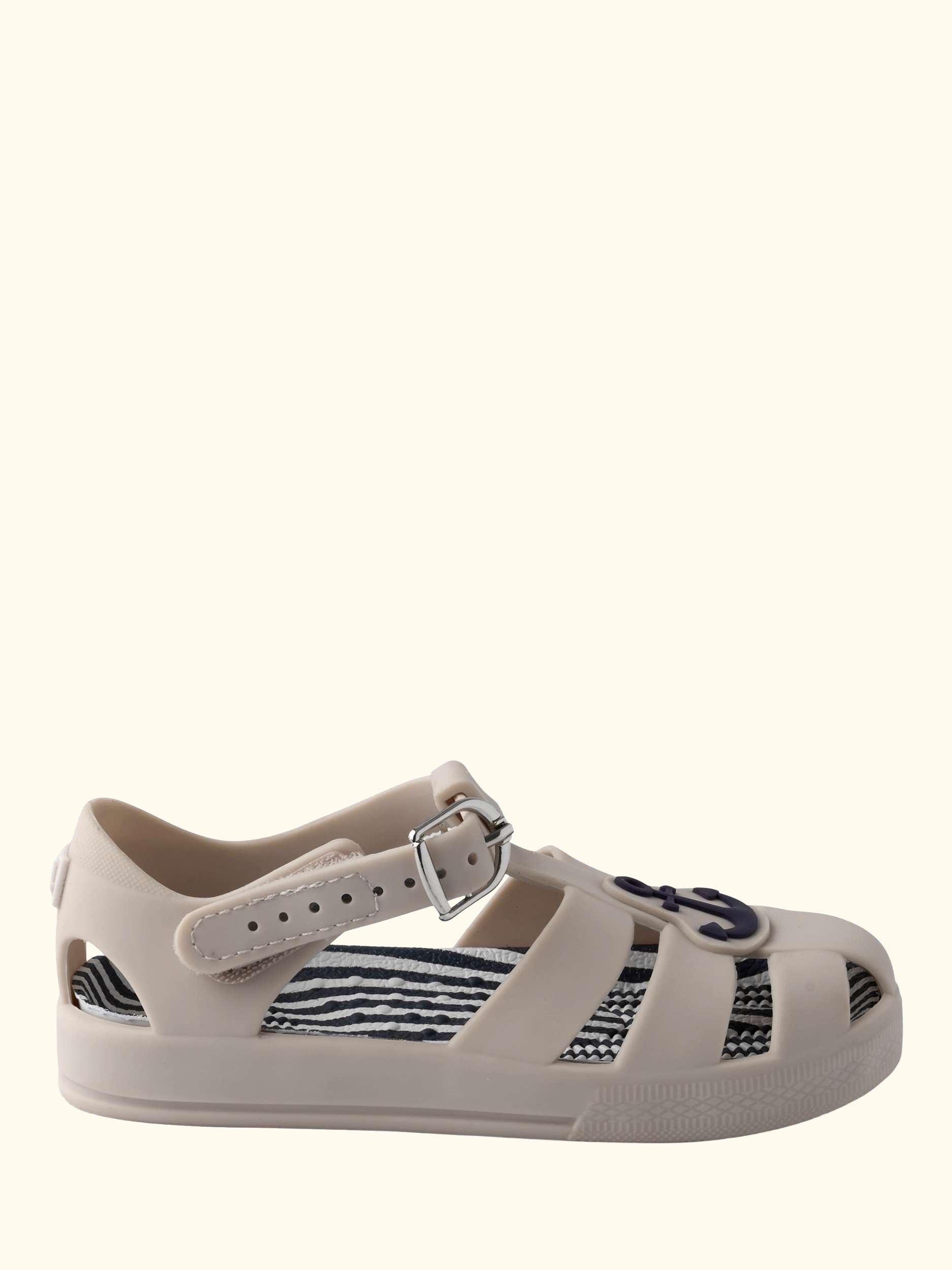 Anchor Jelly Sandals, Stone