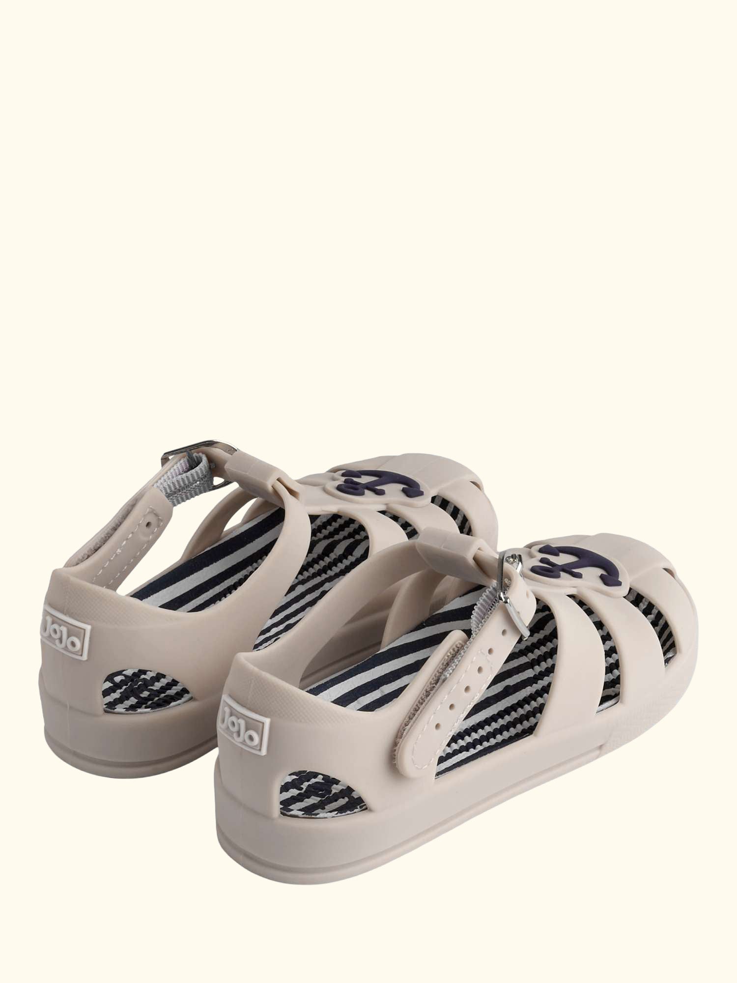 Anchor Jelly Sandals, Stone