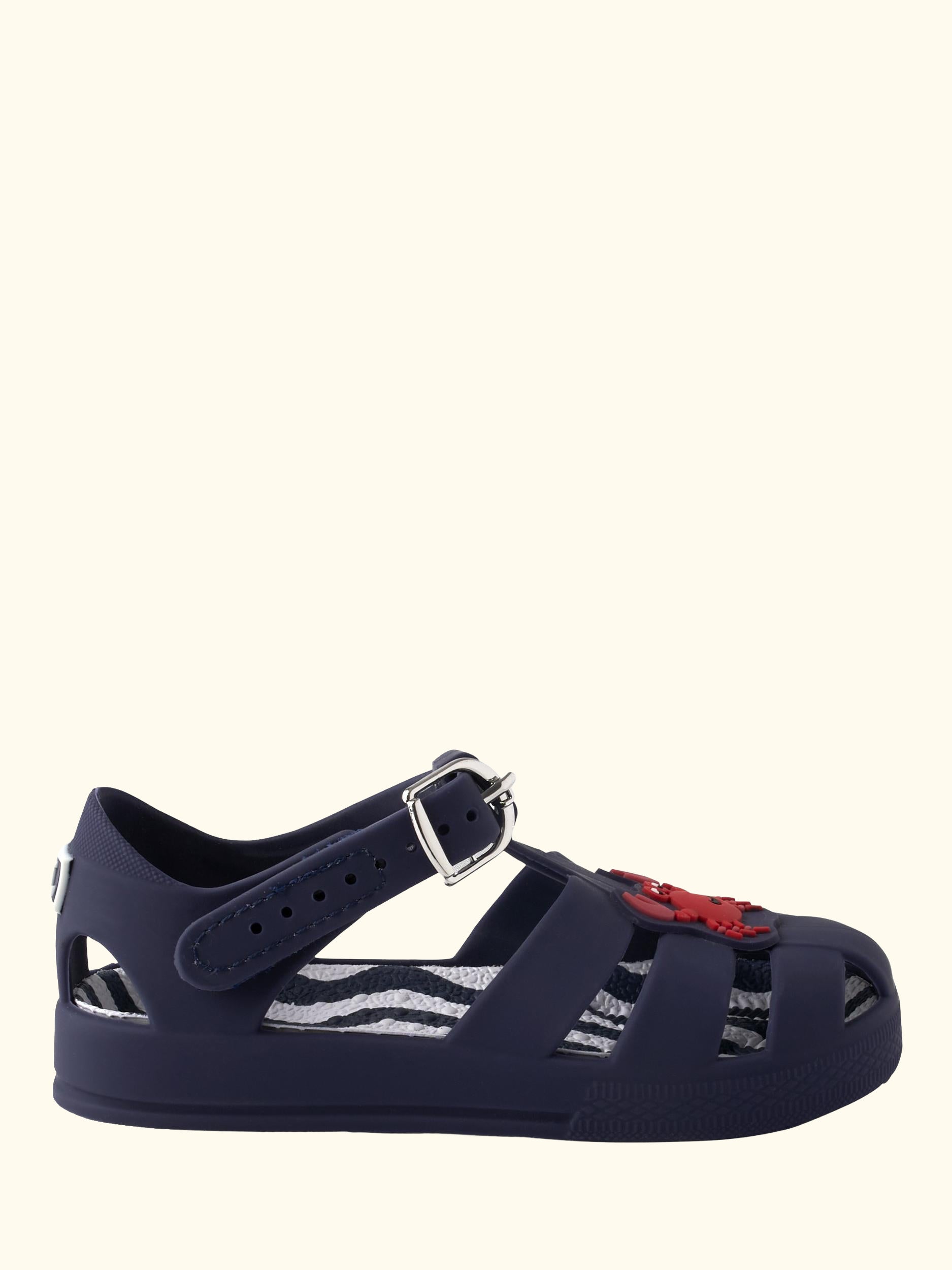 Kids' Crab Jelly Sandals, Mid Blue