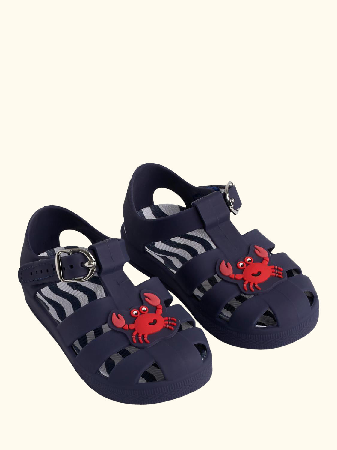 Kids' Crab Jelly Sandals, Mid Blue