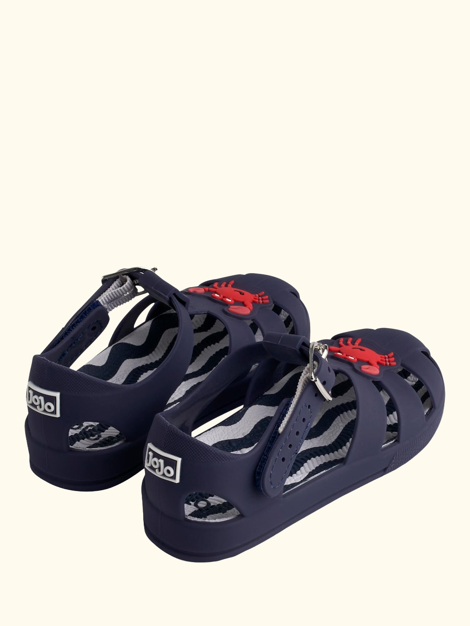 Kids' Crab Jelly Sandals, Mid Blue