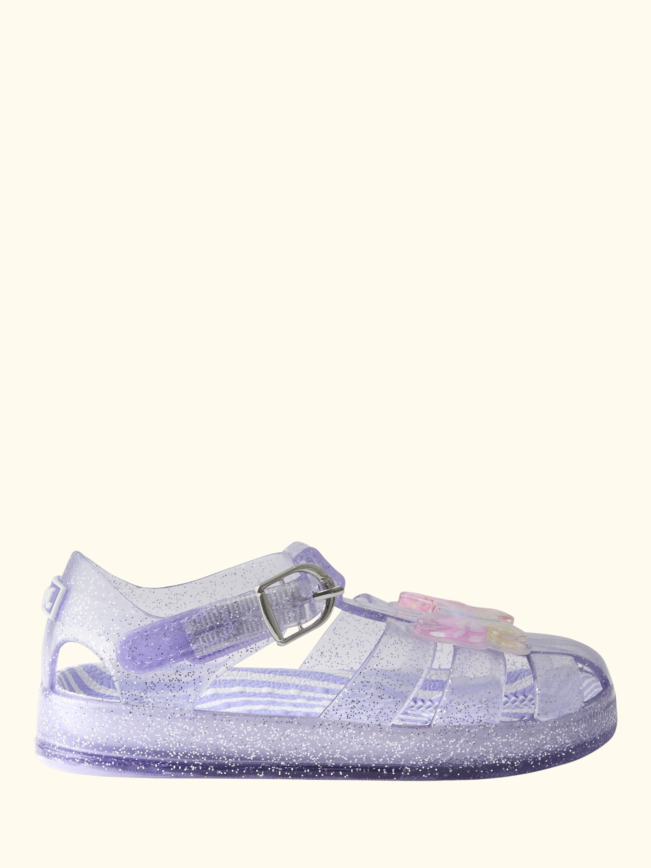 Kids' Jelly Sandals, Mid Purple