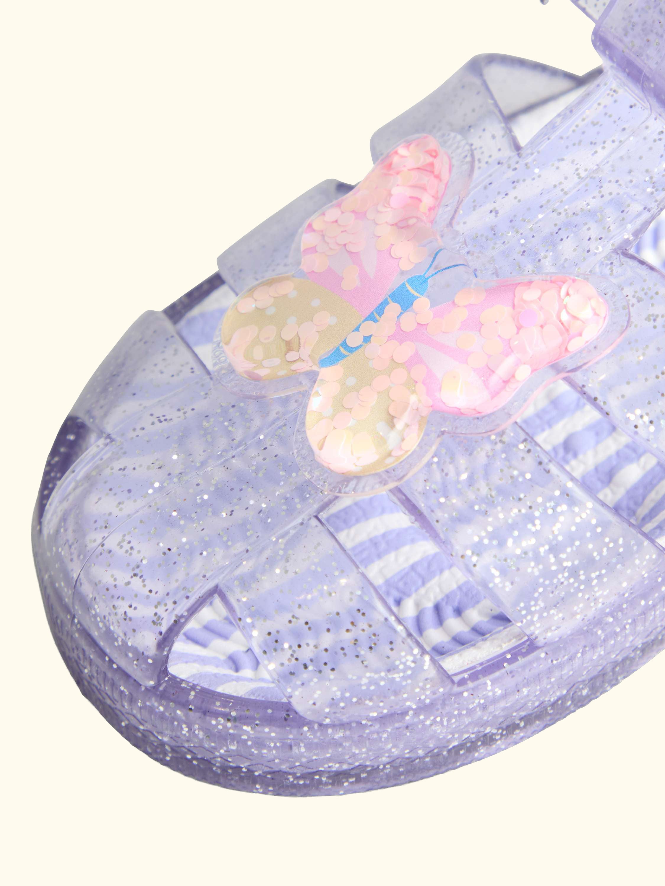 Kids' Jelly Sandals, Mid Purple