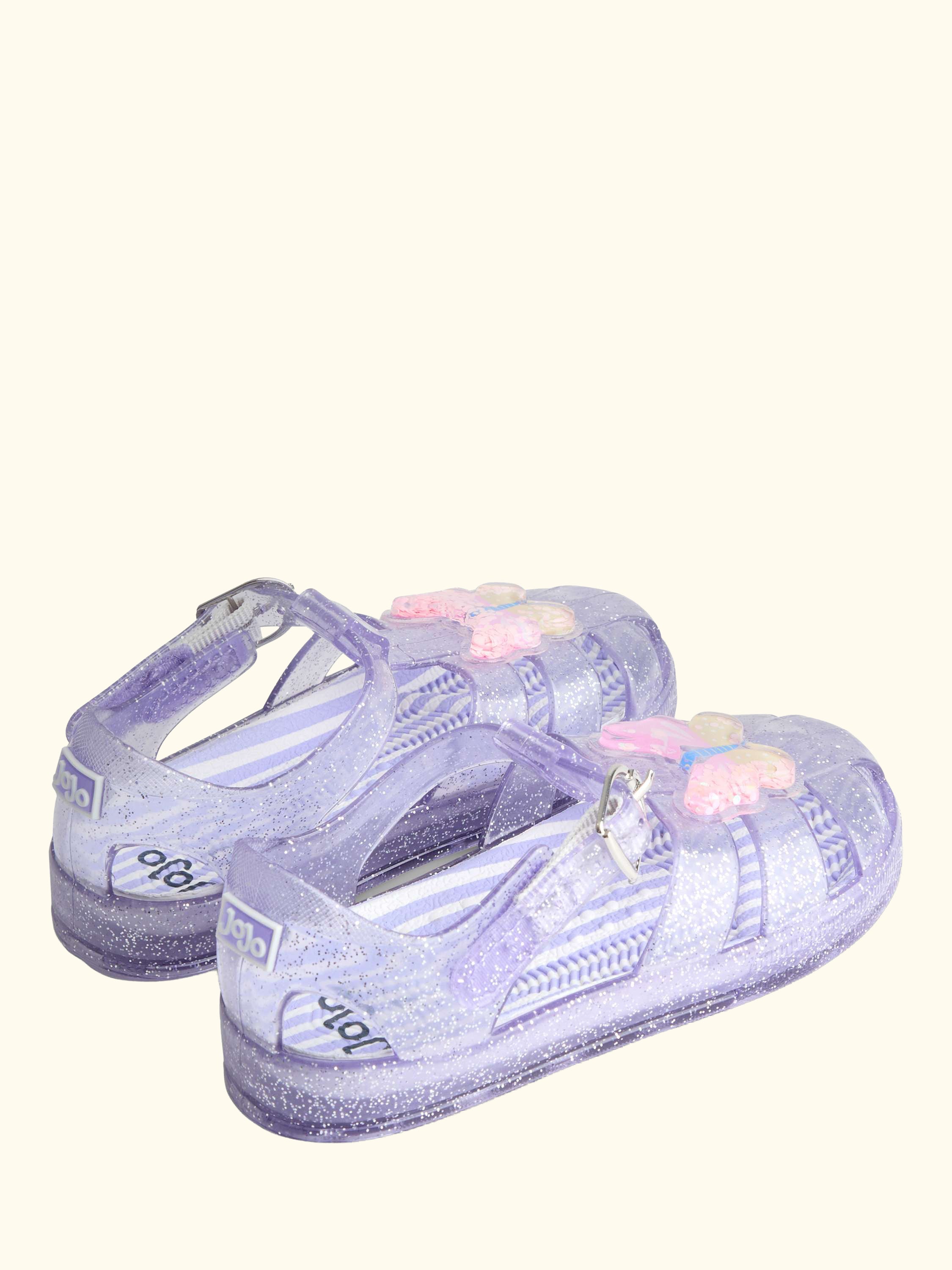 Kids' Jelly Sandals, Mid Purple