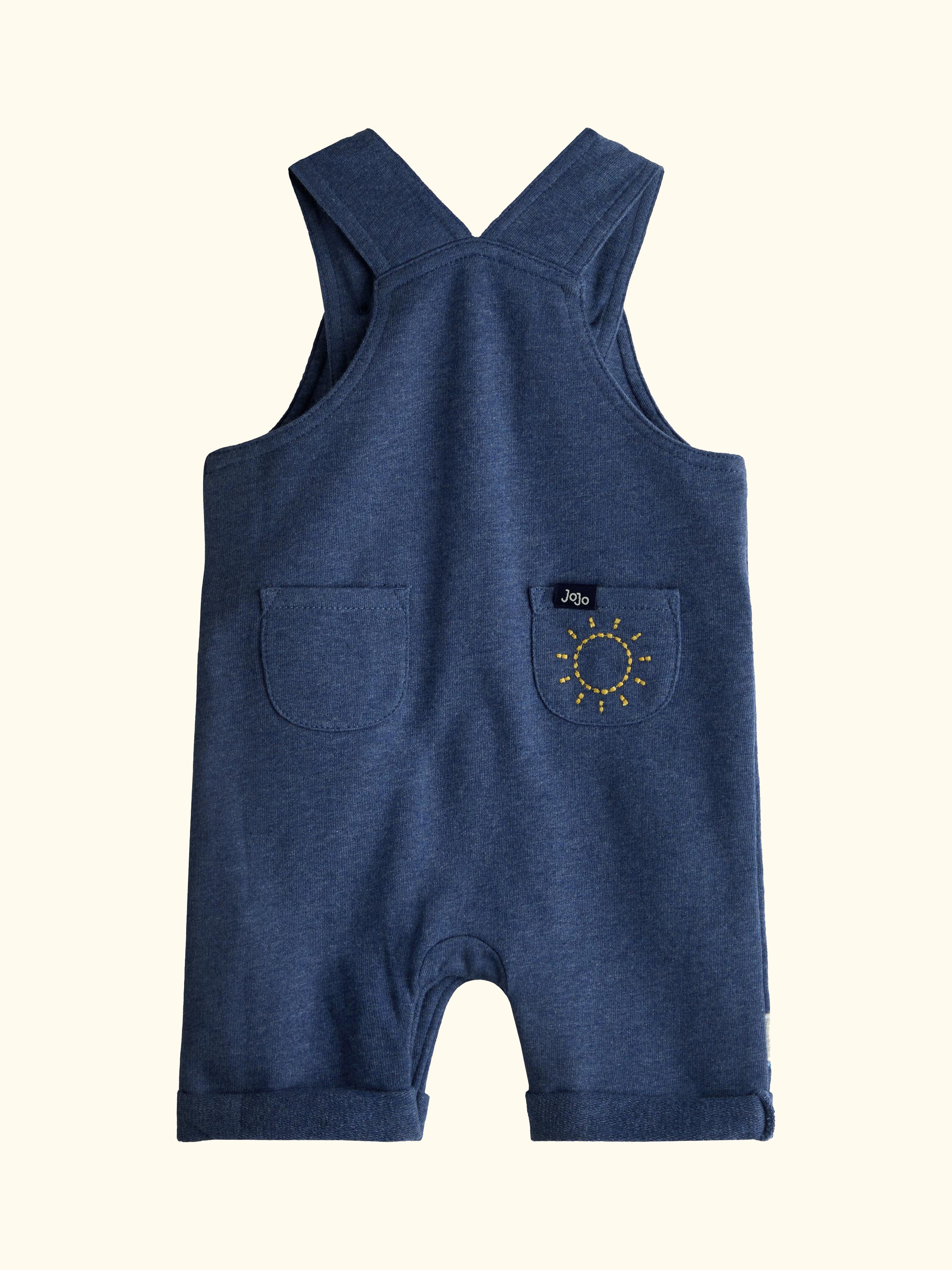 Baby Lighthouse and Sailboat Dungaree and T-Shirt Set, Denim Blue