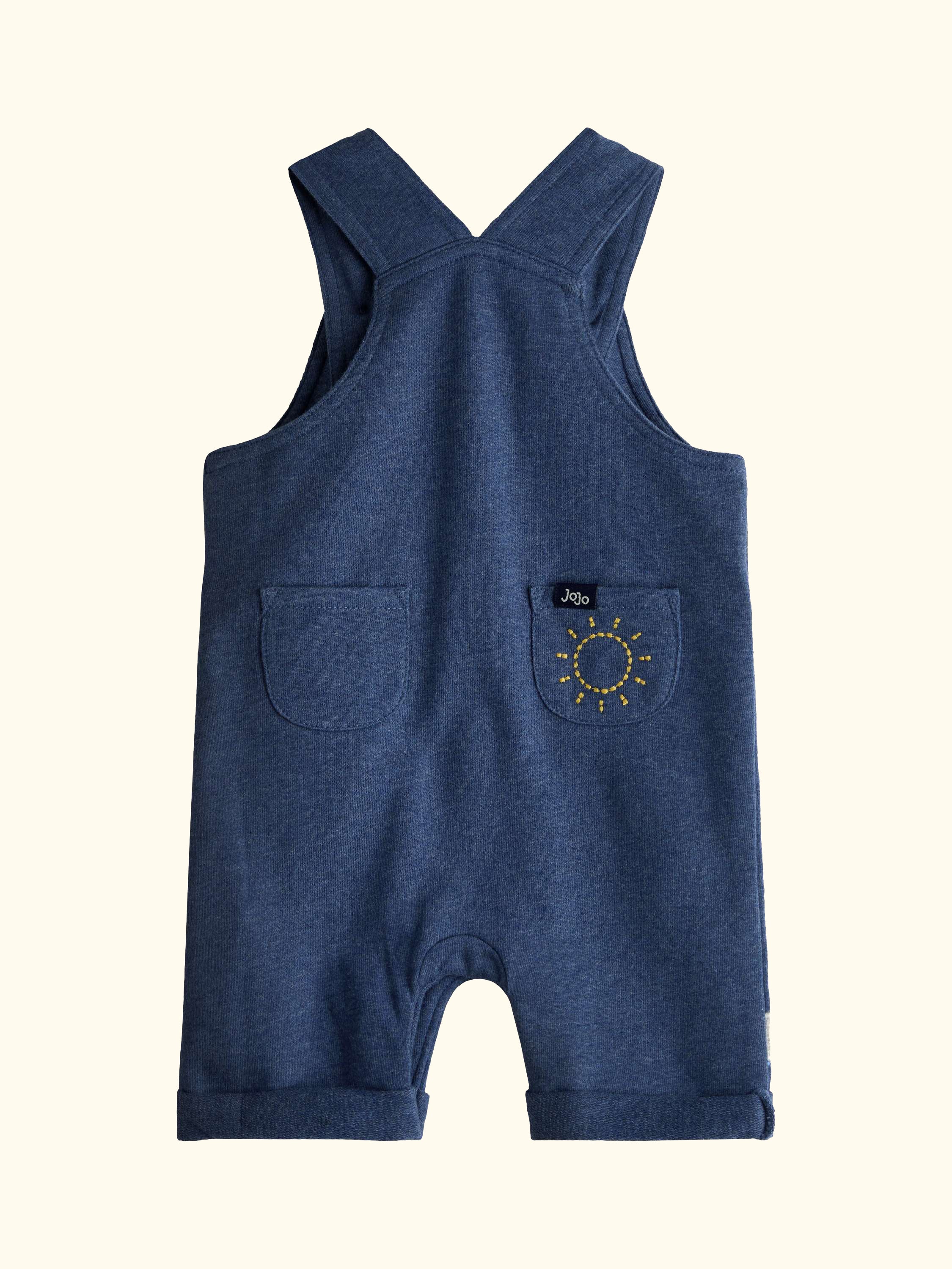 Baby Lighthouse and Sailboat Dungaree and T-Shirt Set, Denim Blue