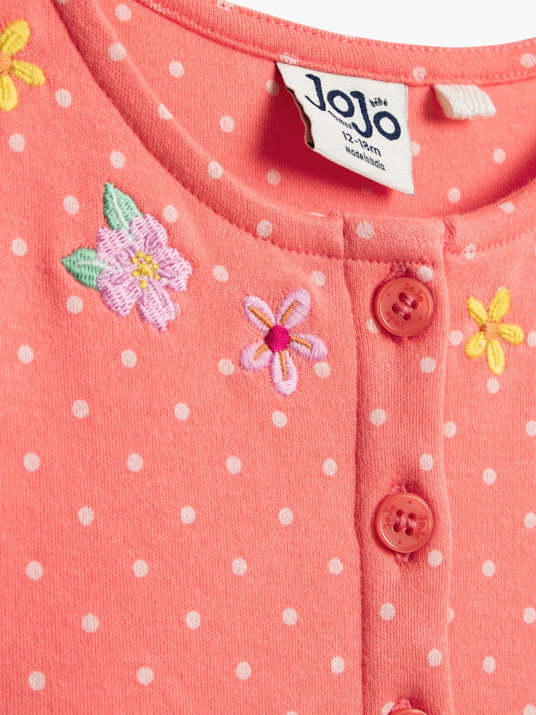 Kids' Button Front Safari Applique Dress, Peach