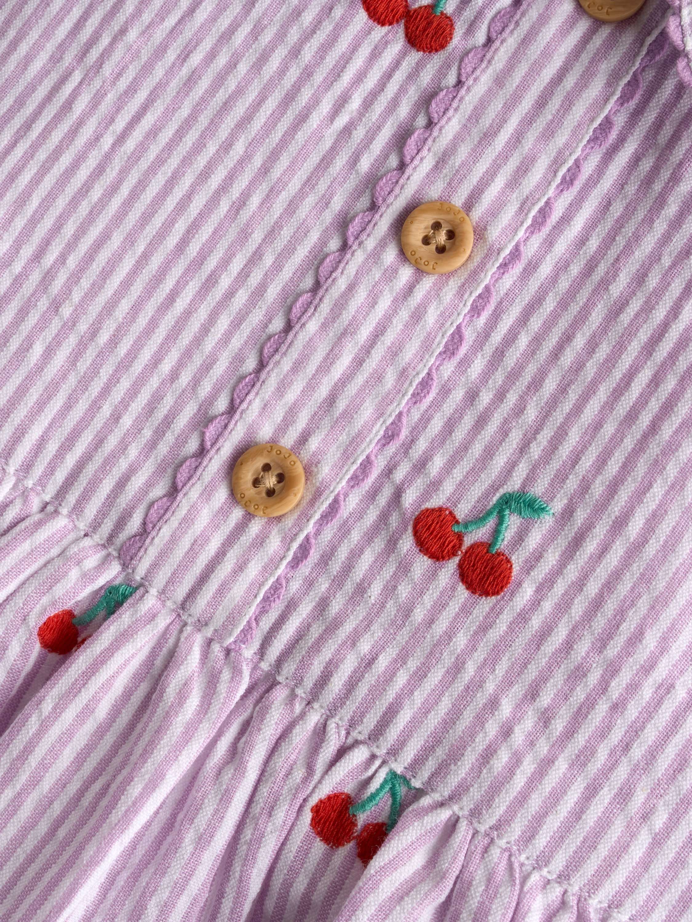 Kids' Collared Sleeveless Dress, Lilac