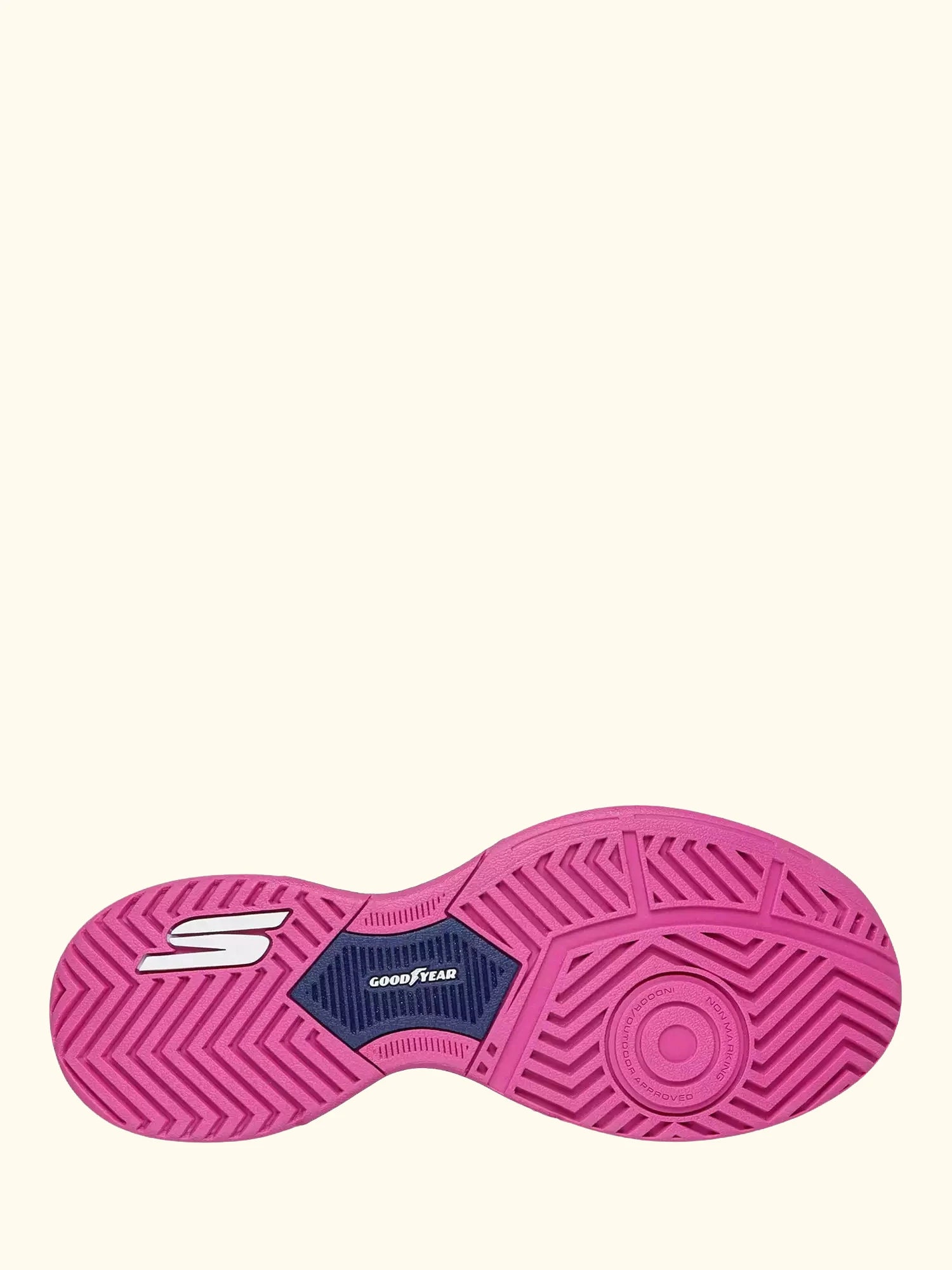 Skechers Slip-ins Relaxed Fit Viper Court Reload Trainers, White/Navy/Purple