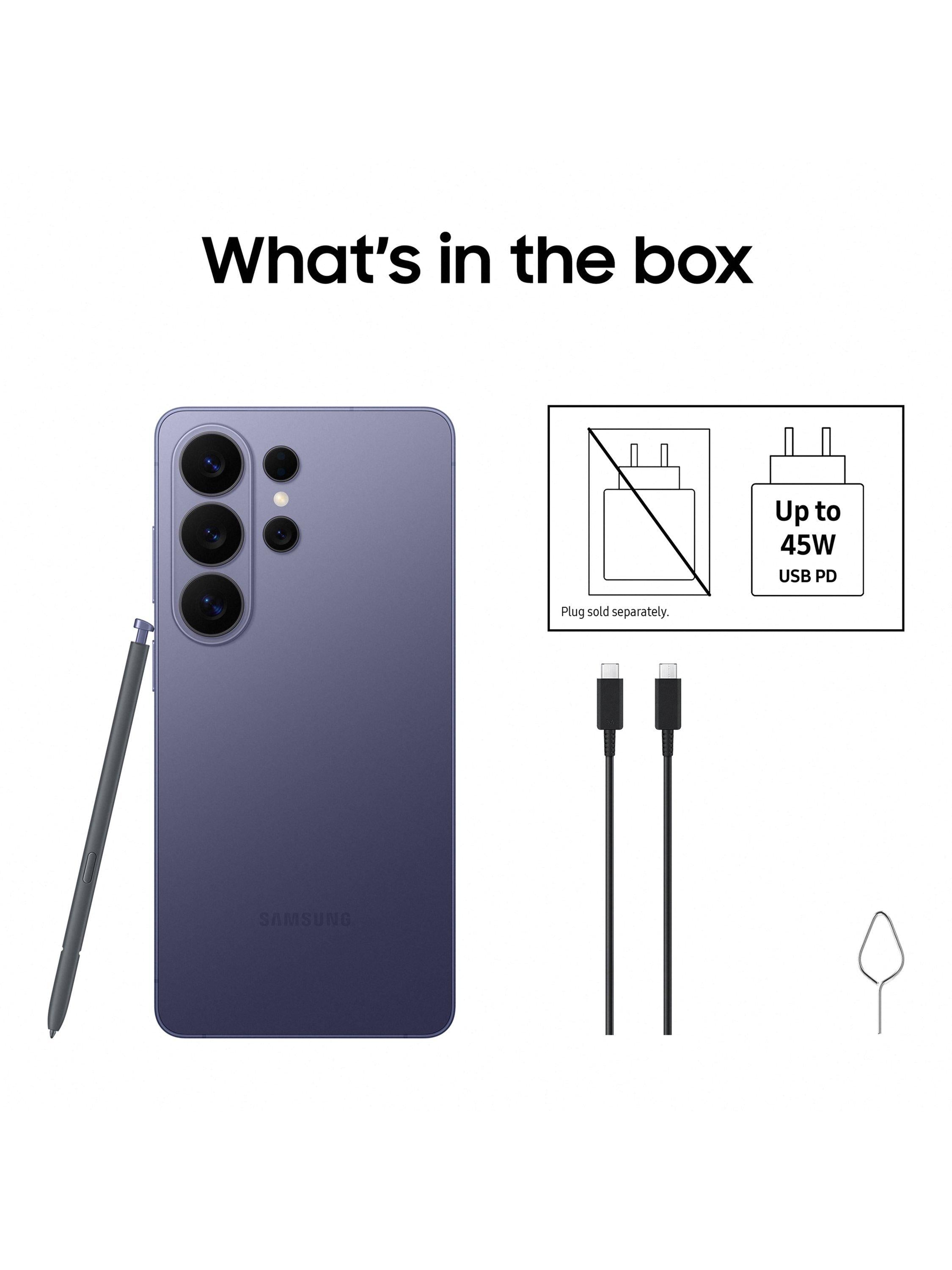 Galaxy S26 Ultra Smartphone with Bluetooth S Pen, 16GB RAM, 6.9”, Galaxy AI, 5G, SIM Free, Cobalt Violet