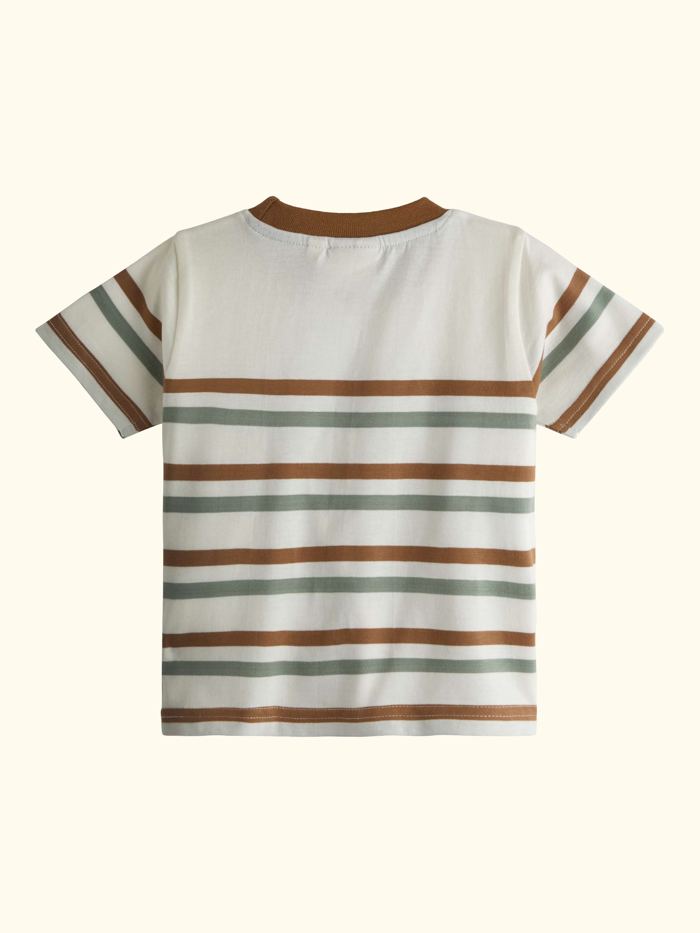 Kids' Dino Truck Appliqué T-Shirt, Cream