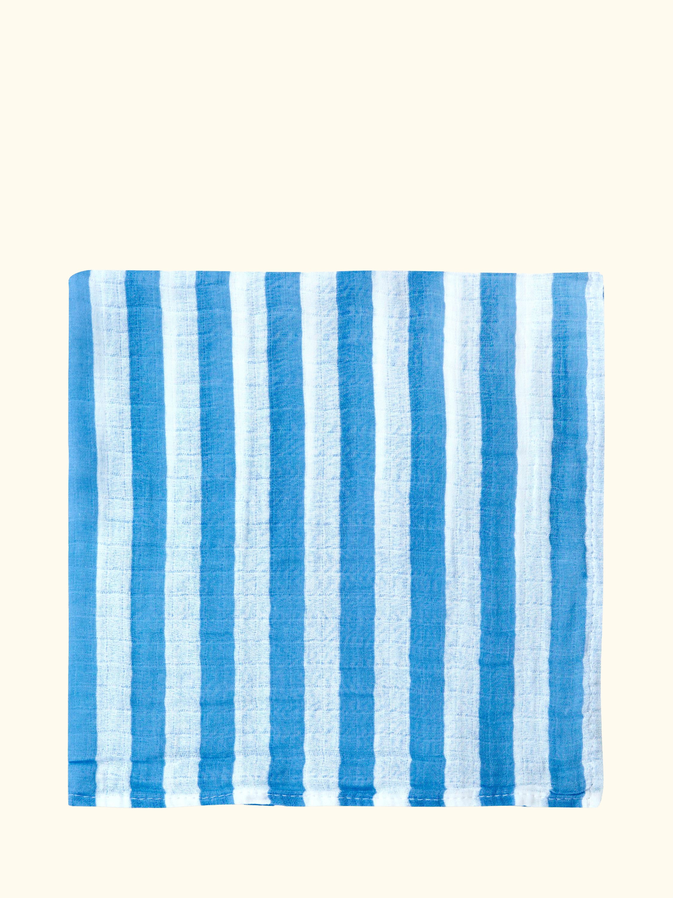Muslin Cloths, Pack of 6, Blue/Multi