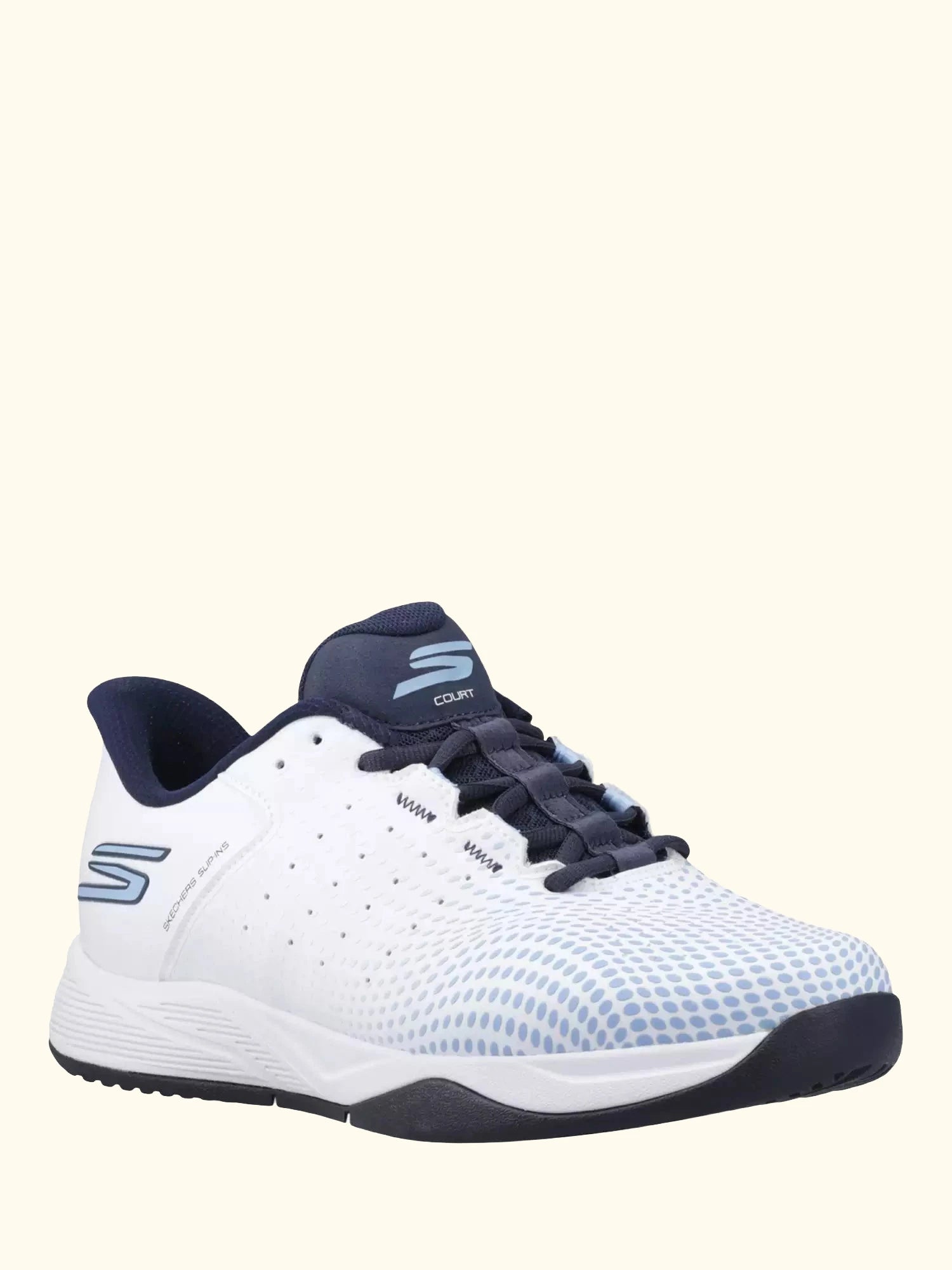 Skechers Slip-ins Relaxed Fit Viper Court Reload Trainers, White