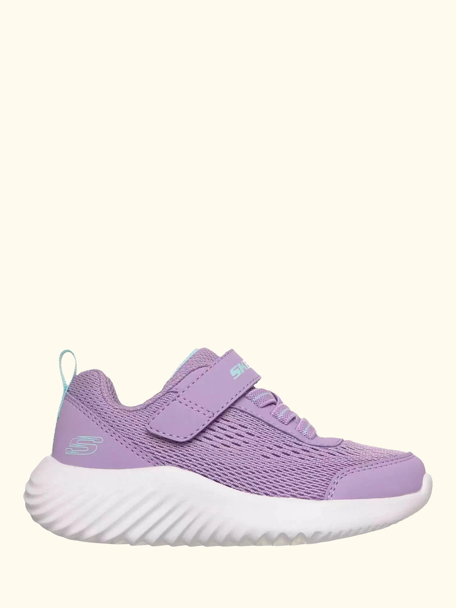 Skechers Kids' Bounder Easy Mesh Trainers, Lavender