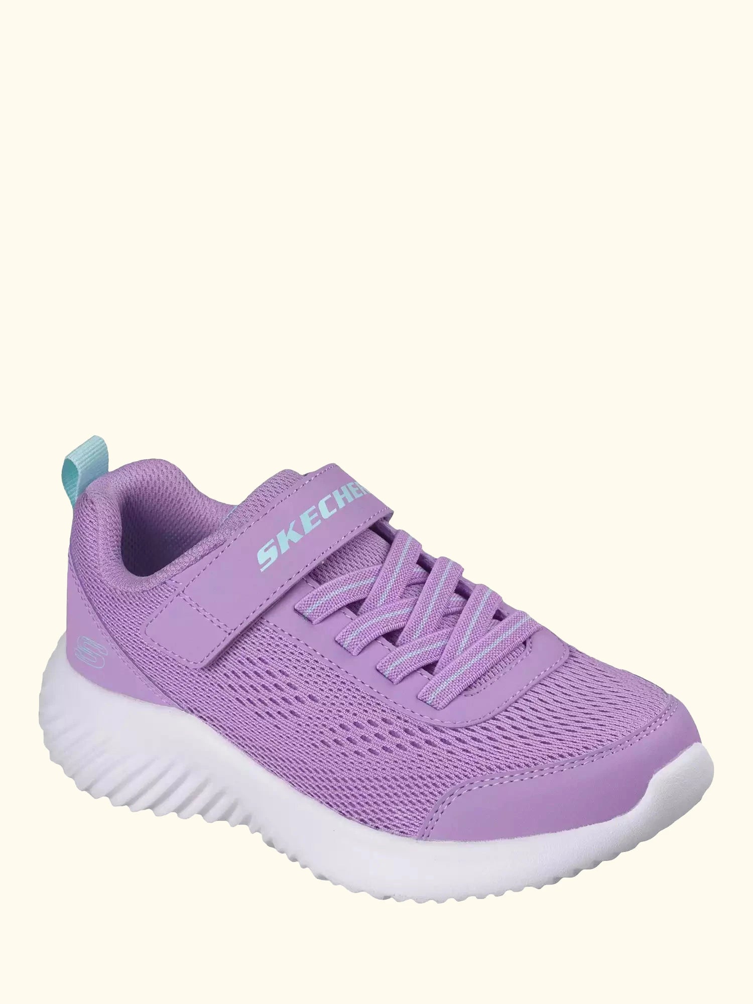 Skechers Kids' Bounder Free Mesh Trainers, Lavender
