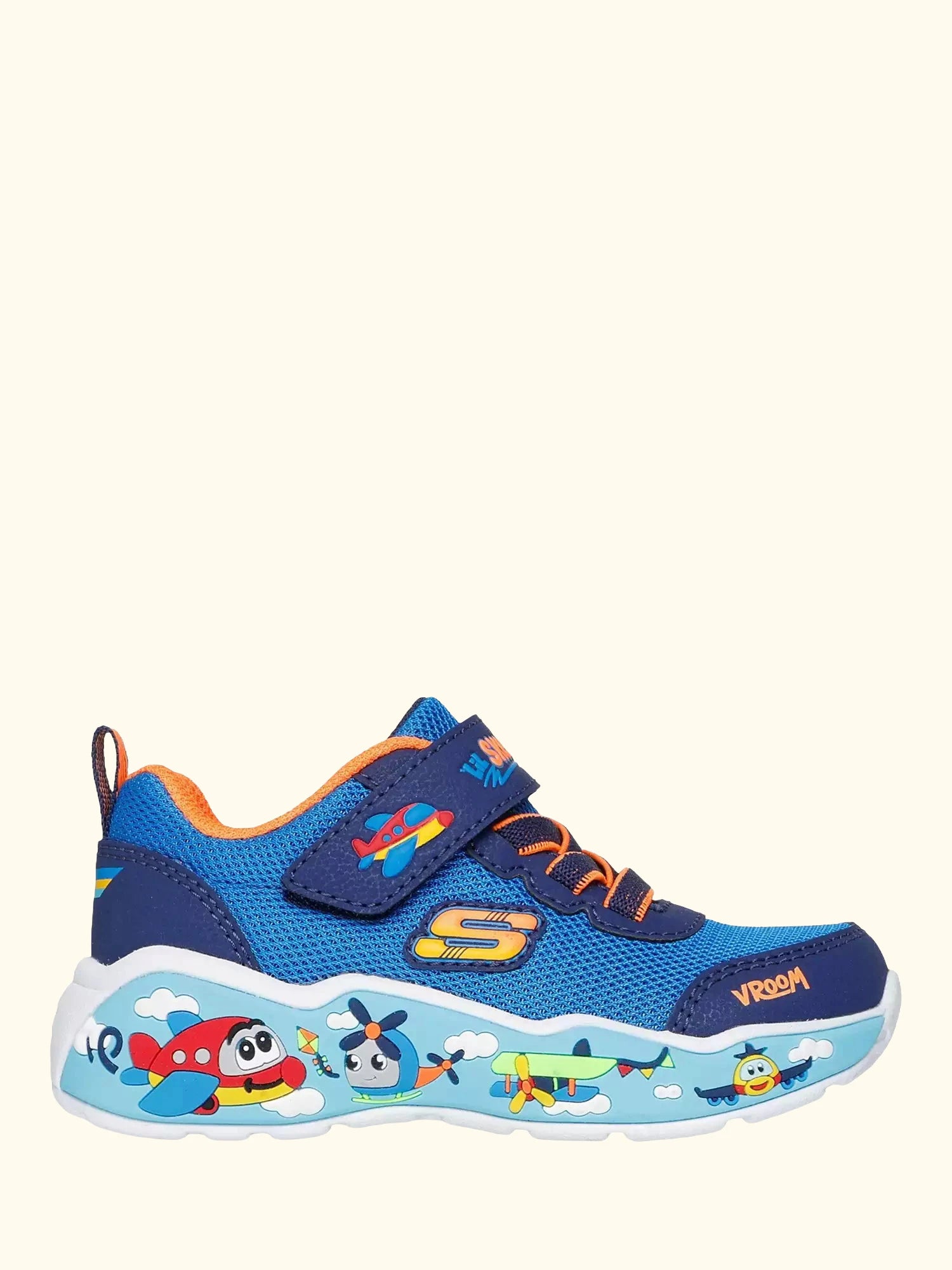 Skechers Kids' Play Scene Trainers, Blue/Navy