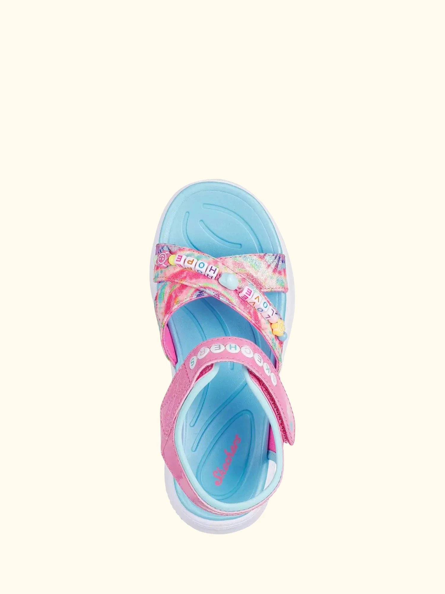 Skechers Kids' Jumpsters Open Toe Sandals, Pink Multi