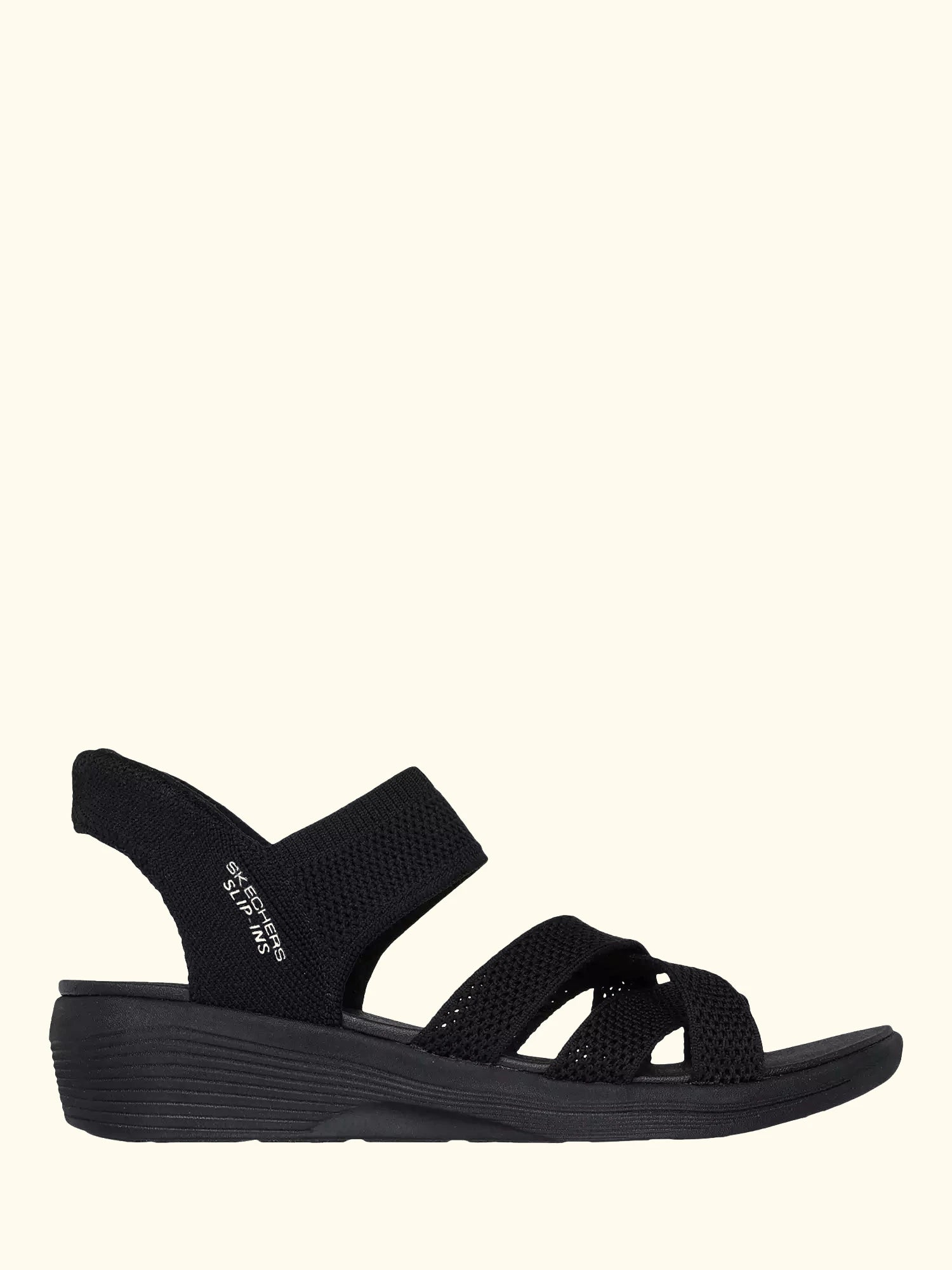Skechers Hands Free Slip-ins Arya Cooling Off Sandals, Black