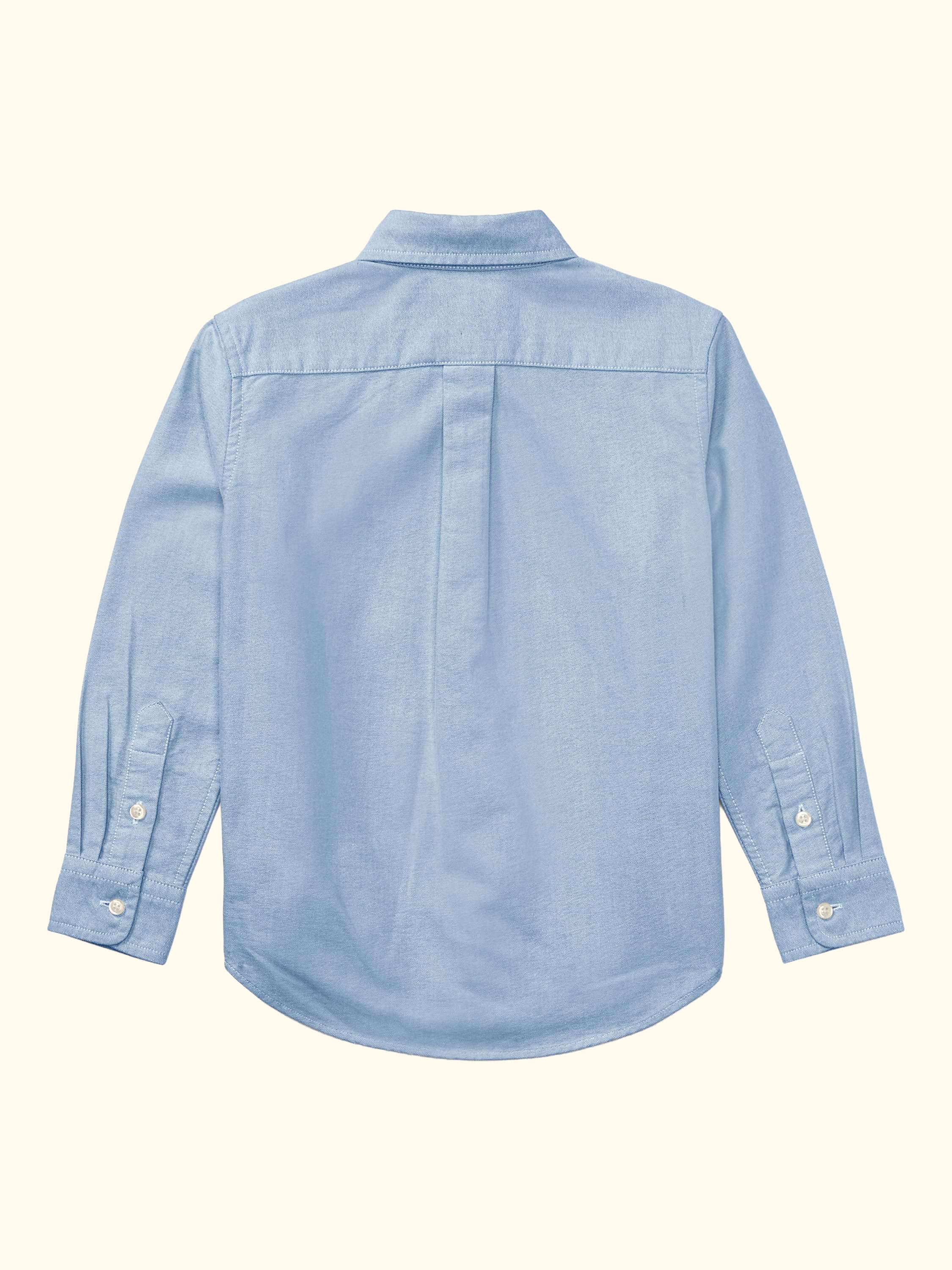 Polo Ralph Lauren Kids' Long Sleeve Oxford Shirt, Blue