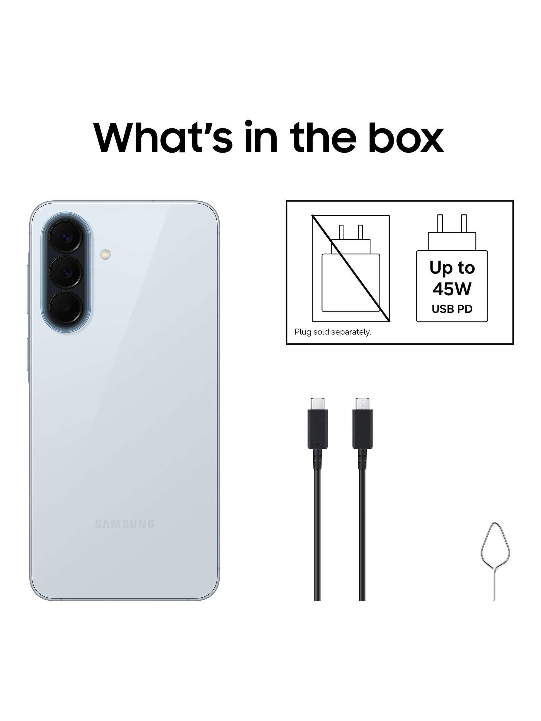 Galaxy A57 Smartphone, 8GB RAM, 6.7", Galaxy AI, 5G, SIM Free, 256GB, Awesome Navy, 256GB