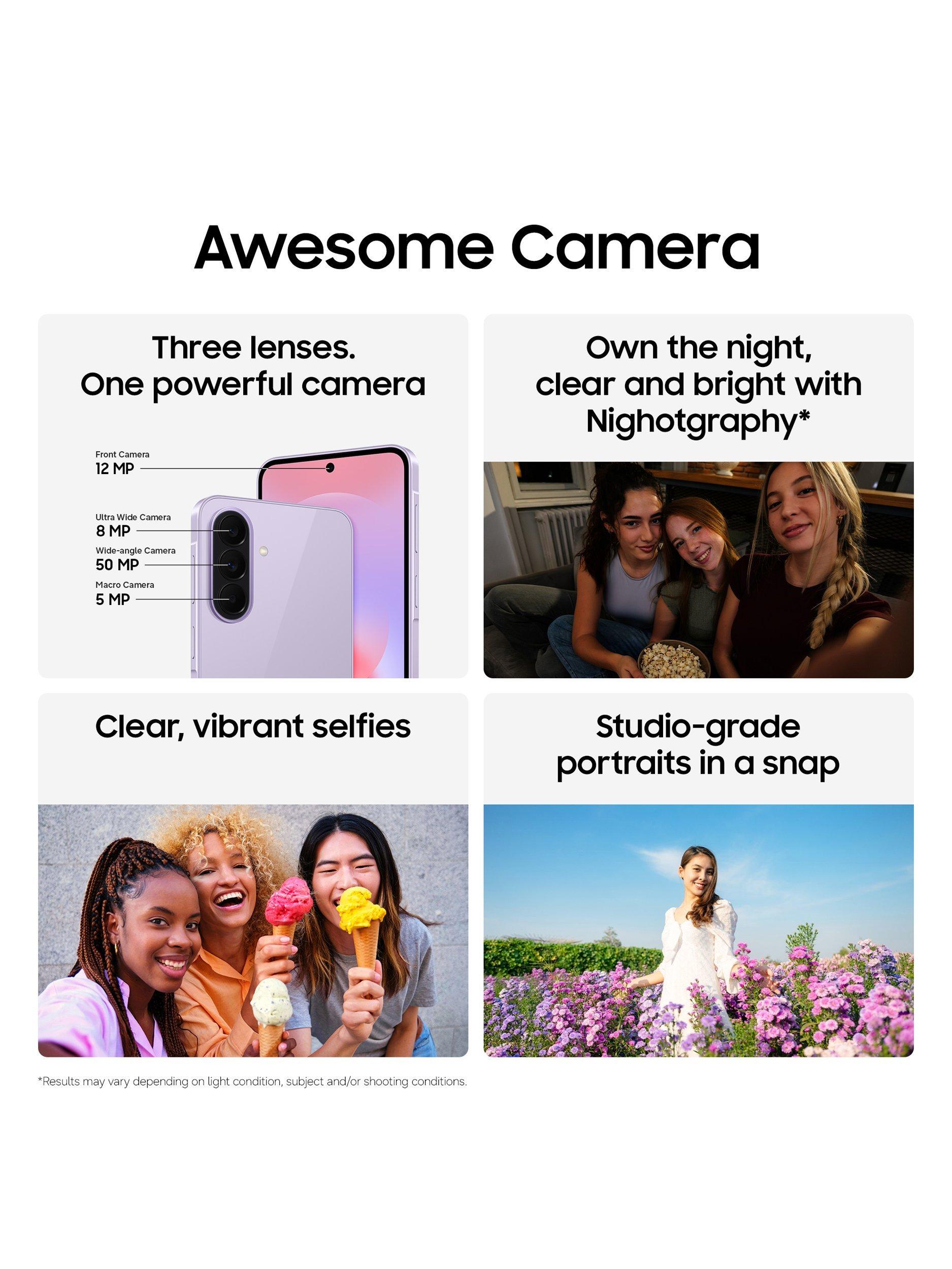 Galaxy A37 Smartphone, 8GB RAM, 6.7", Galaxy AI, 5G, SIM Free, 256GB, Awesome Greygreen