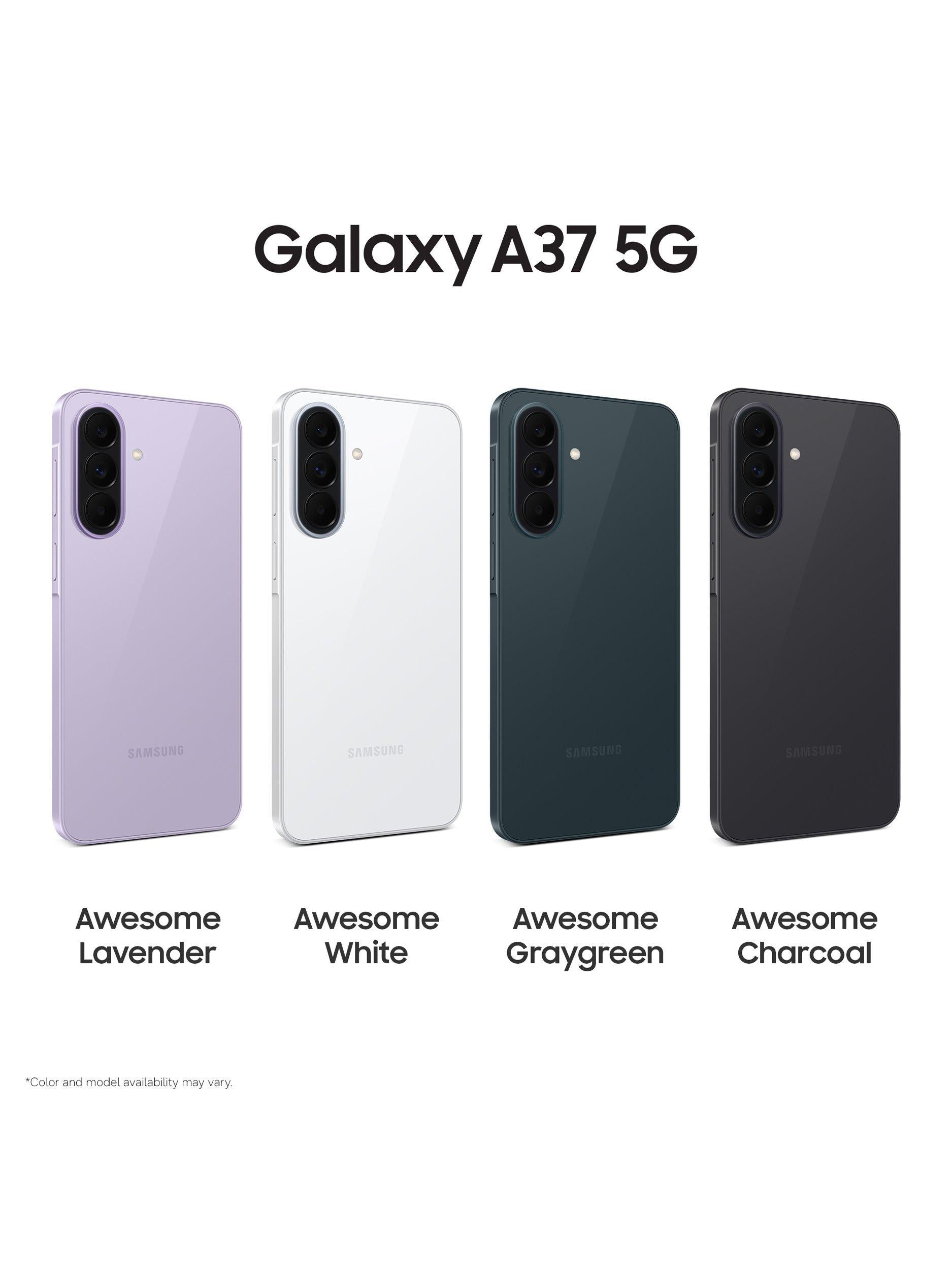 Galaxy A37 Smartphone, 8GB RAM, 6.7", Galaxy AI, 5G, SIM Free, 256GB, Awesome Greygreen