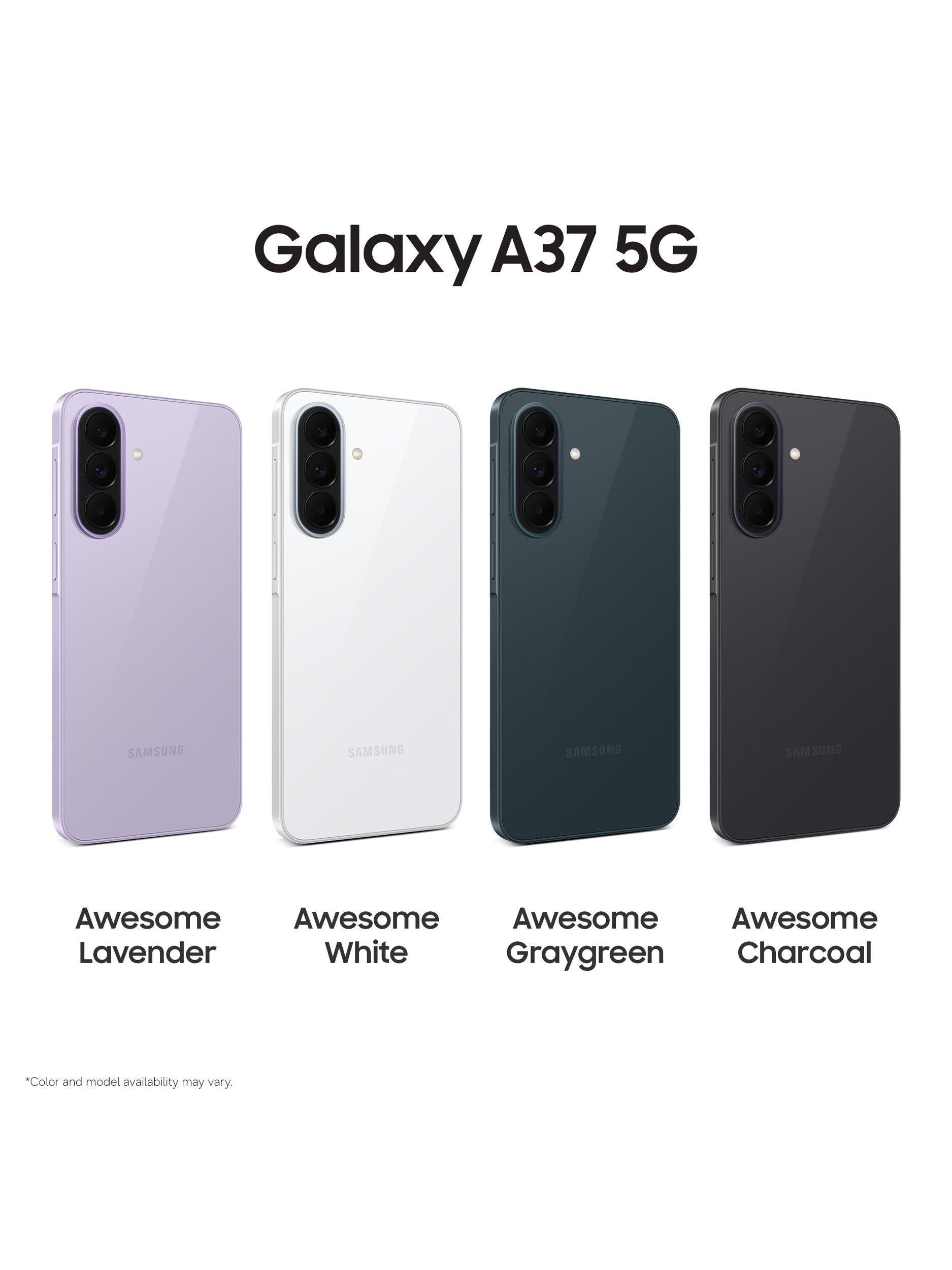 Galaxy A37 Smartphone, 8GB RAM, 6.7", Galaxy AI, 5G, SIM Free, 256GB, Awesome Greygreen