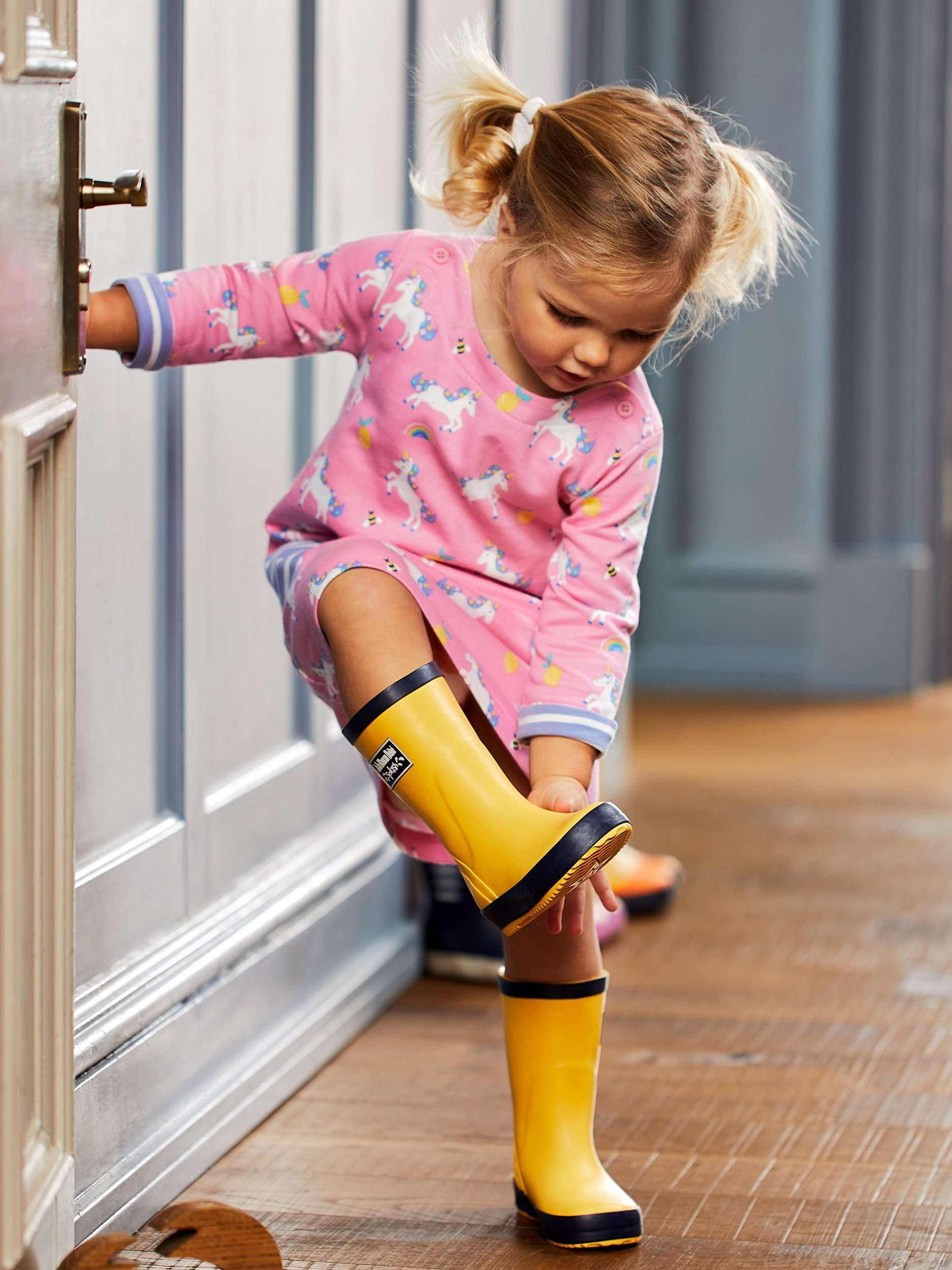 Kids' Classic Wellington Boots, Yellow