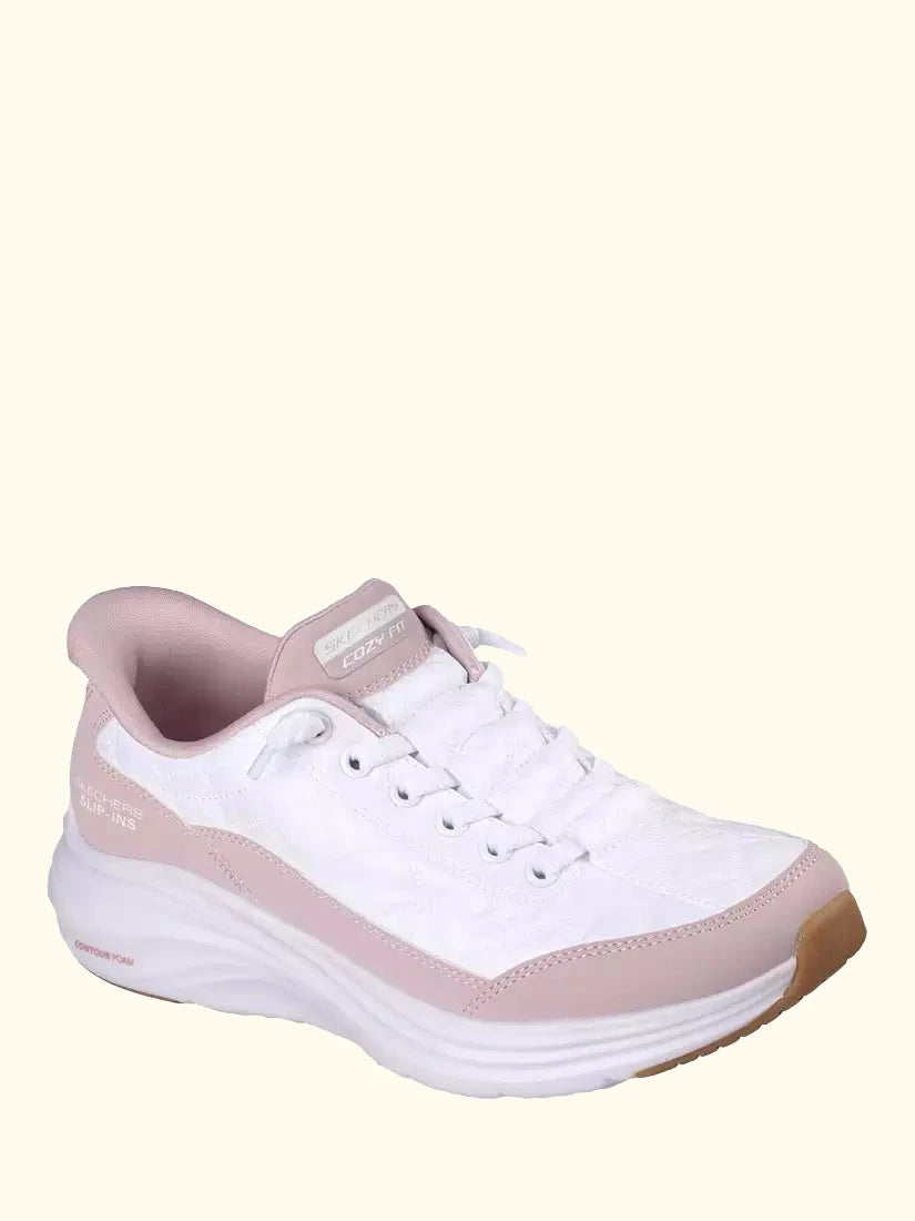 Skechers Hands Free Slip-ins Contour Foam Cozy Fit Trainers, Lavender