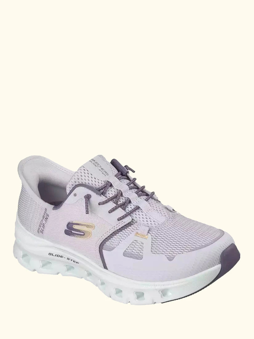 Skechers Hands Free Slip-ins Glide-Step Pro Trainers, Lavender