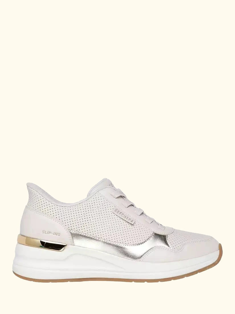 Skechers Street Hands Free Slip-ins Billion 2 Top-Tier Trainers, Natural