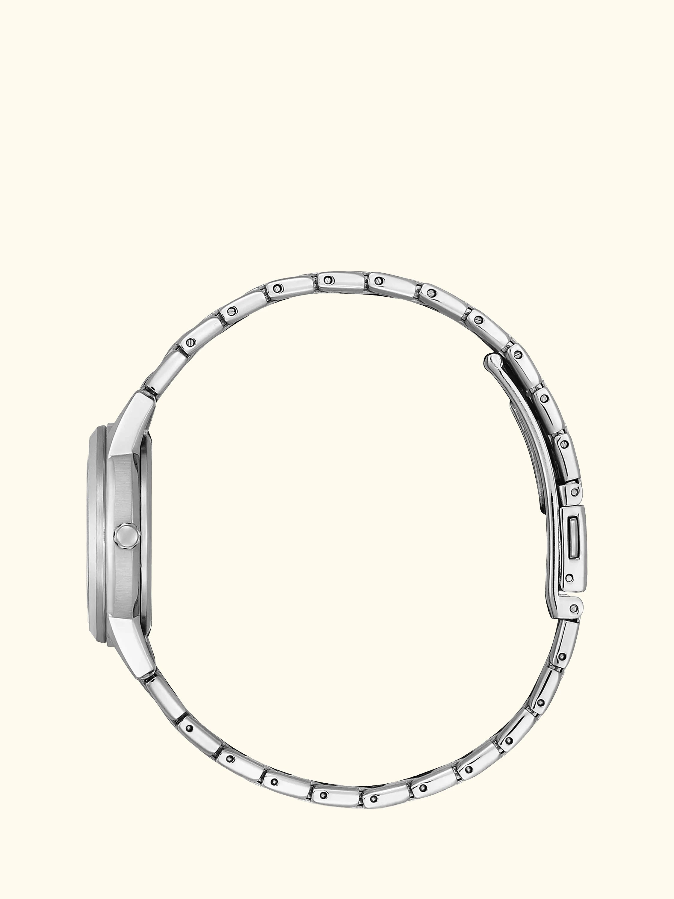 Citizen Women's Silhouette Crystal Date Eco-Drive Bracelet Strap Watch