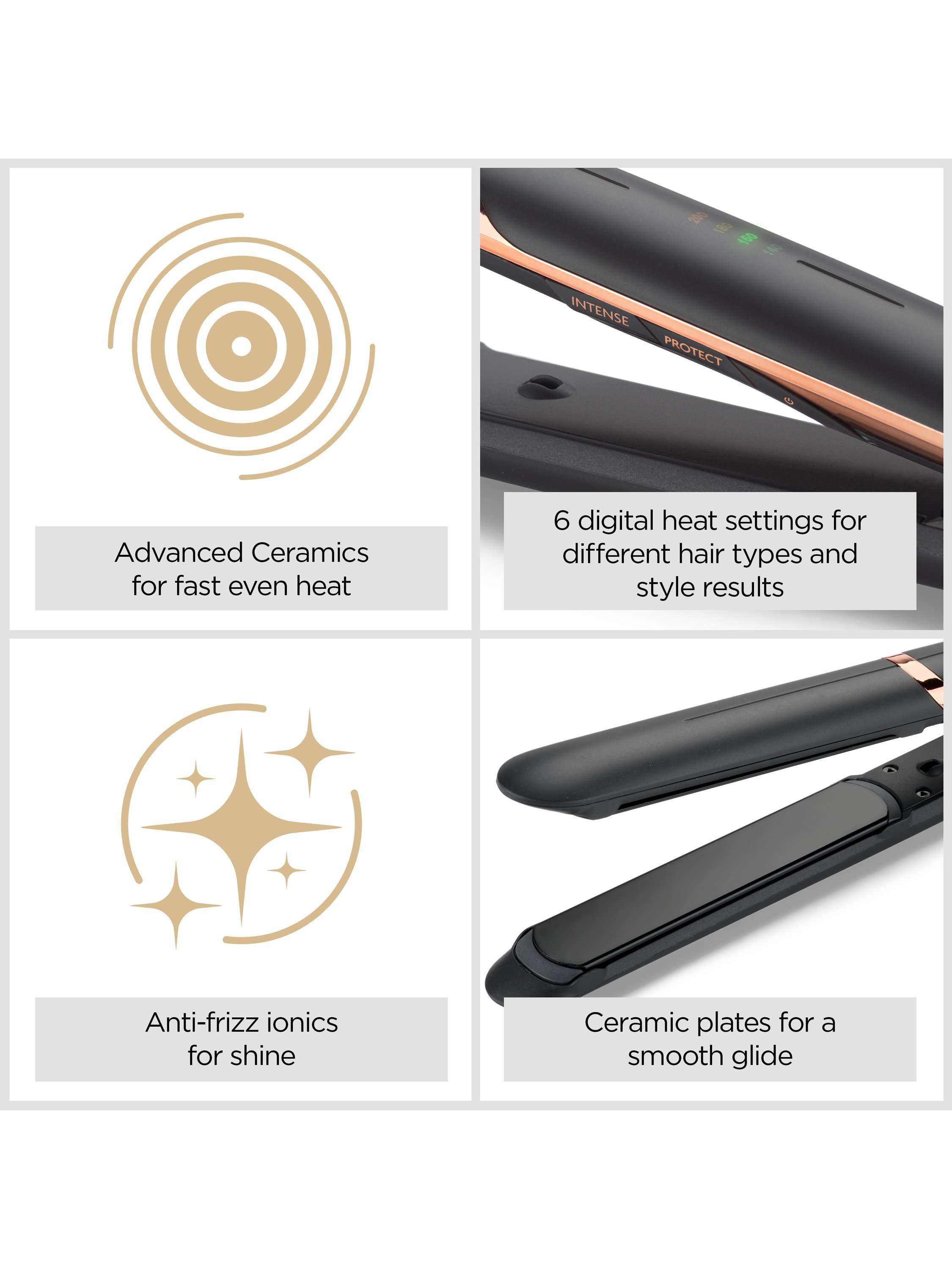 Smooth Pro 235 Hair Straightener, Black