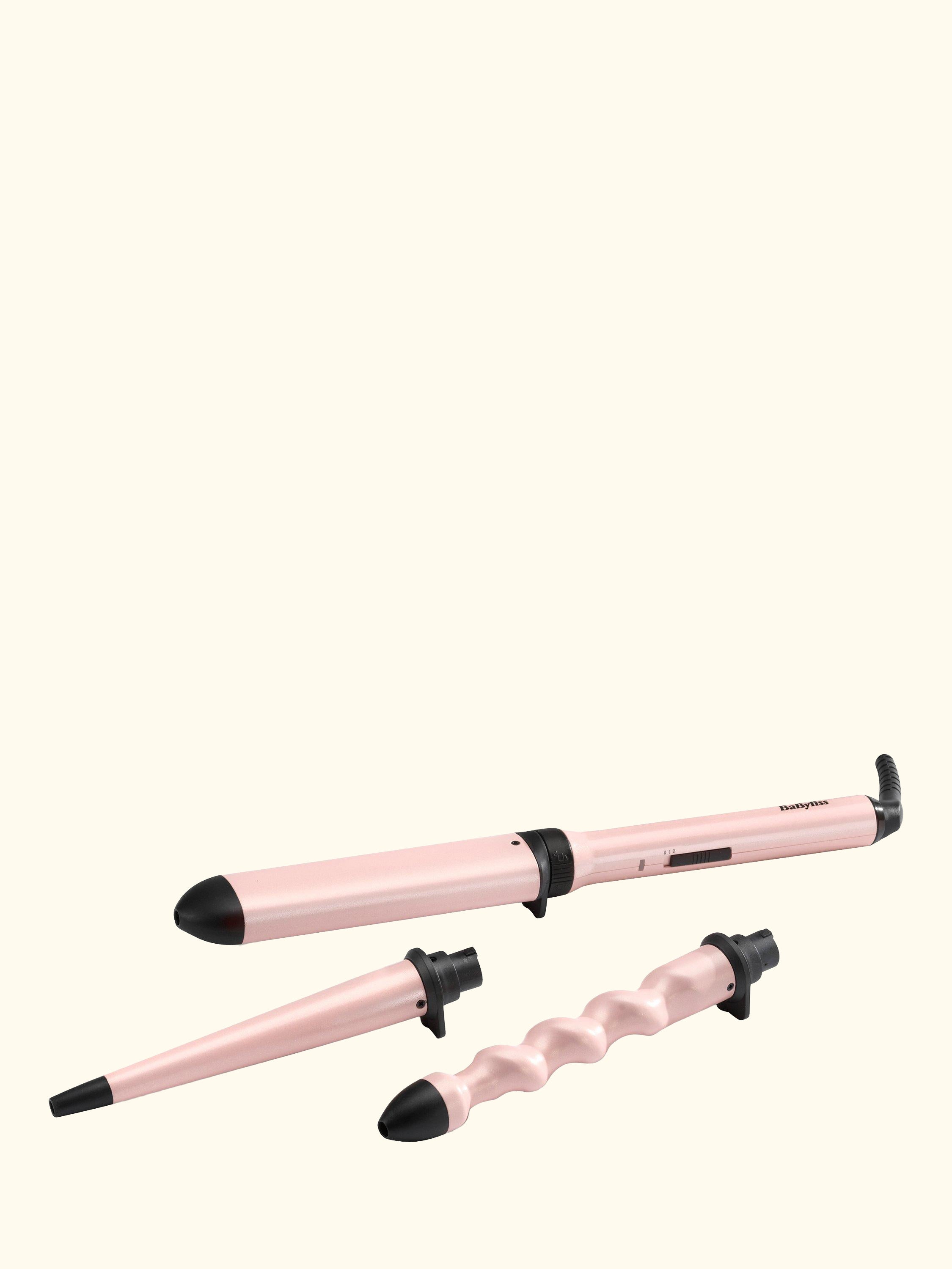 Curl & Wave Trio Hair Styler, Pink/Black